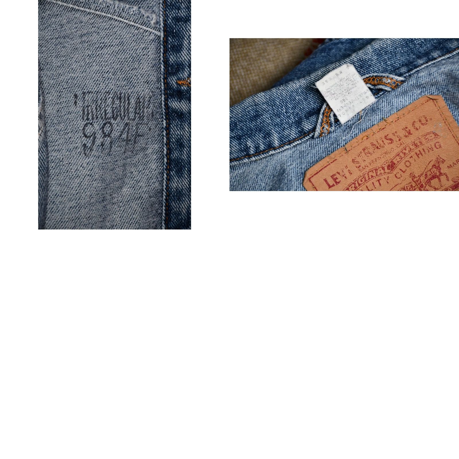Levi's VINTAGE Levi's Trucker Jacket Denim Button Men's M 70598 4891 Blue Cotton Classic 100% Denim Jeans Coat Size US M / EU 48-50 / 2 - 9 Thumbnail