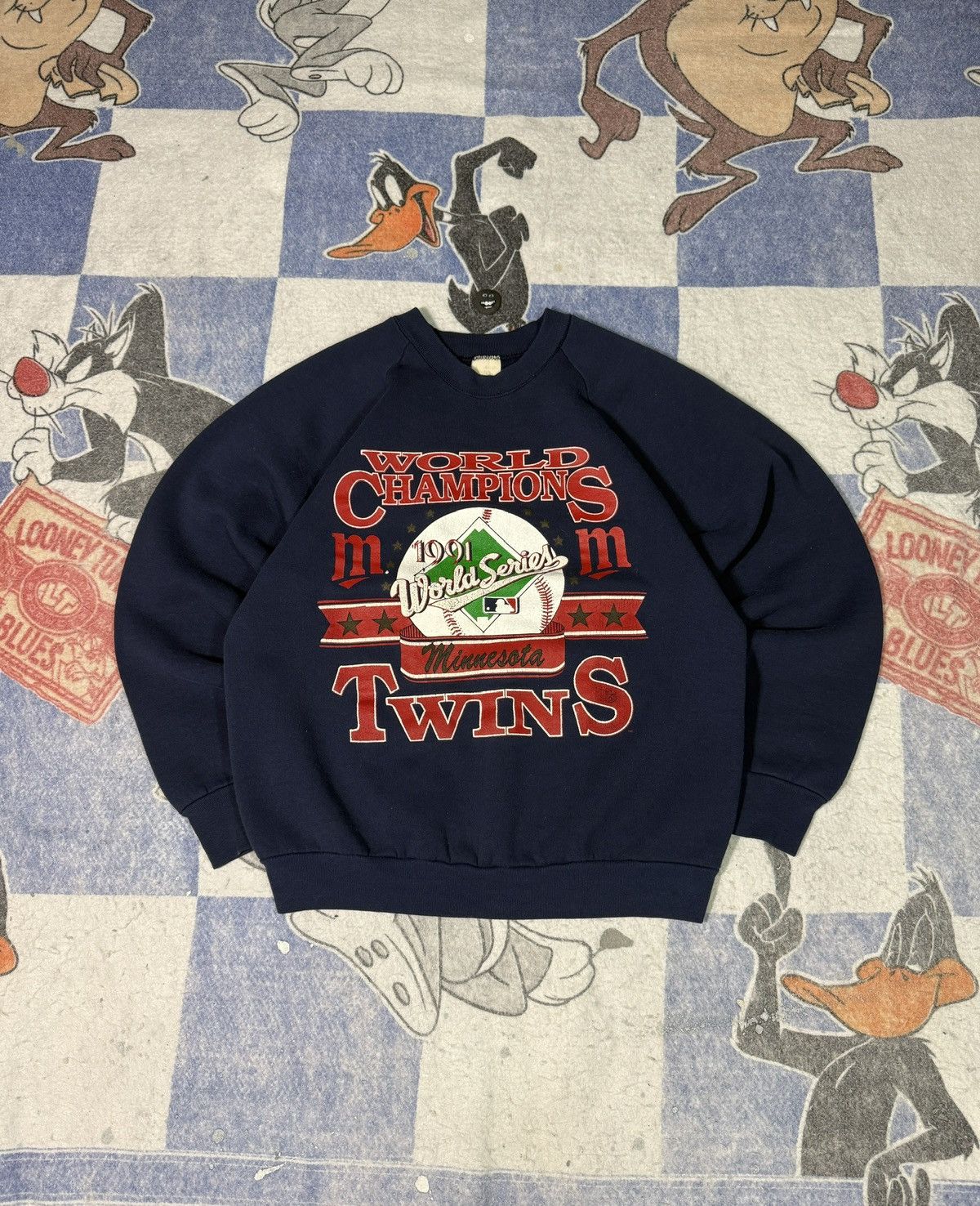 MLB Vintage minnesota twins world series champs crewneck Size US L / EU 52-54 / 3 - 1 Thumbnail