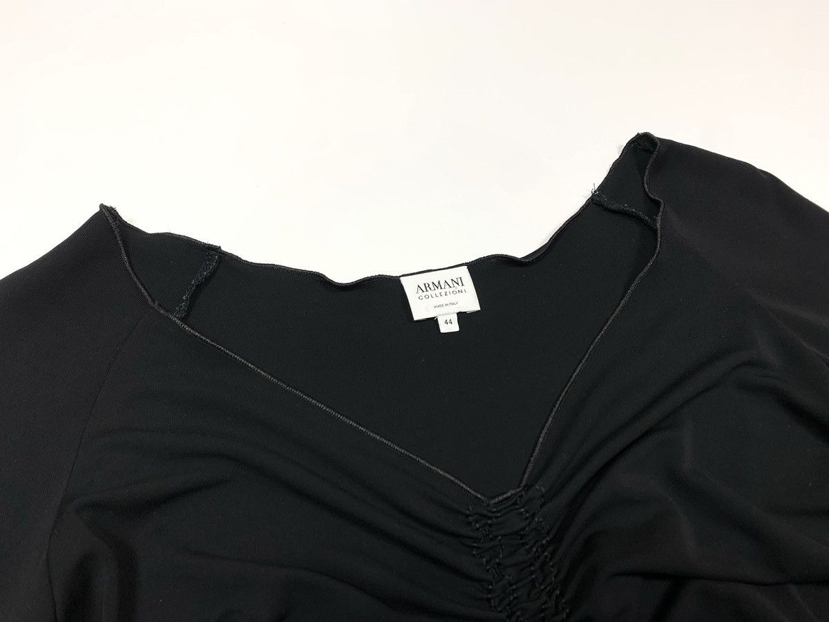 Armani Collezioni × Designer Armani Collezioni Tops Long Sleeve Black Size 44 Size S / US 4 / IT 40 - 5 Thumbnail
