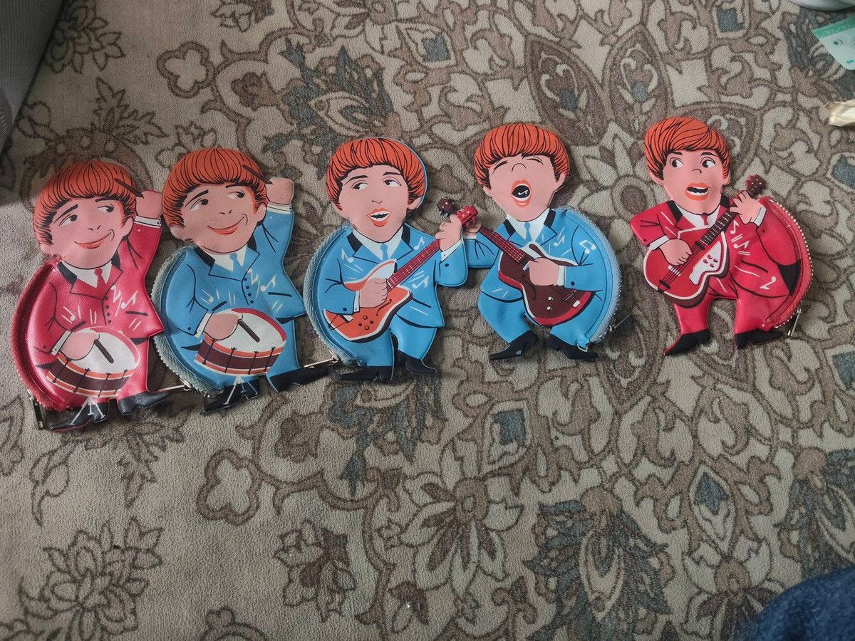 Vintage Vintage 1960s Rare The Beatles Coin purse Size ONE SIZE - 1 Thumbnail