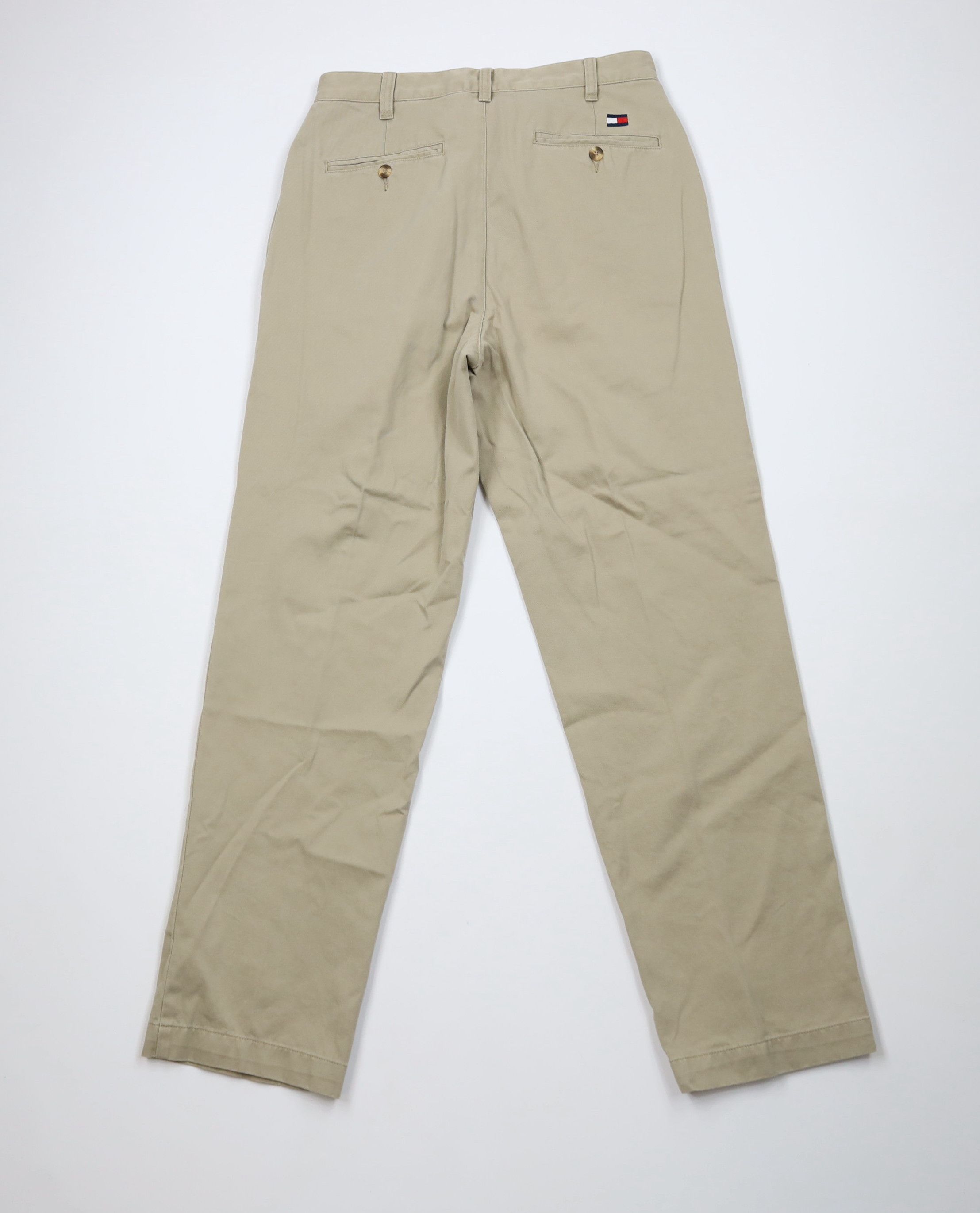 Tommy Hilfiger Vintage 90s Tommy Hilfiger Straight Leg Chino Pants Cotton Size US 31 - 11 Thumbnail