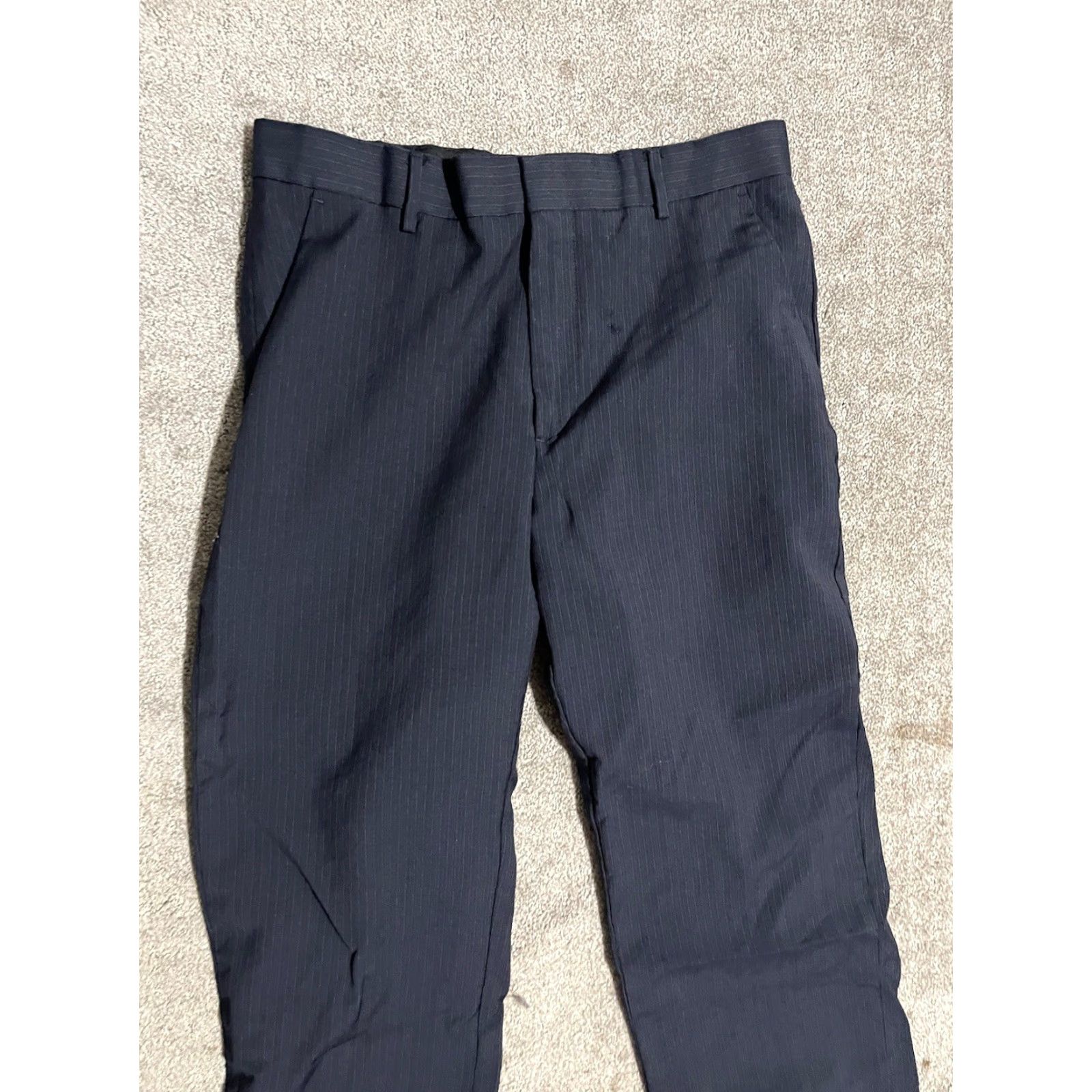 Banana Republic VINTAGE Banana Republic pants Mens Flat Front 29x27 Black Y2K Classic Fit Size US 29 - 2 Thumbnail