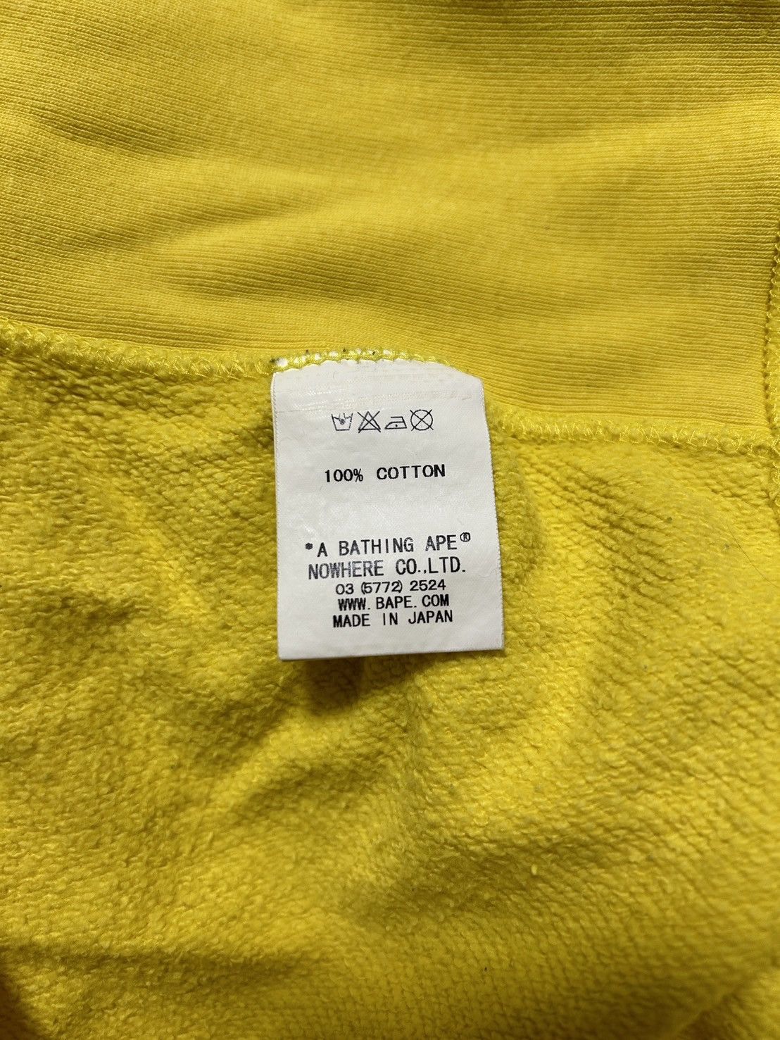 Bape OG Bape Yellow Baby Milo Friends Logo Full Zip Hoodie Size US M / EU 48-50 / 2 - 7 Thumbnail