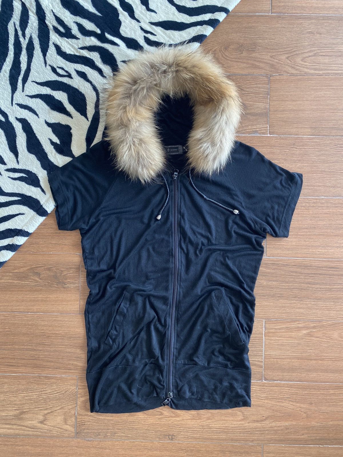 Hysteric Glamour Japanese poem Faux Fur Hoodie Chrome Hearts styled Size US L / EU 52-54 / 3 - 6 Thumbnail