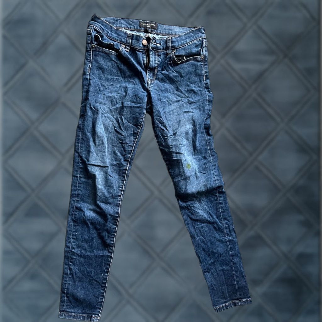 Banana Republic Banana Republic Women's Skinny Jeans 27 Blue Denim Dark Wash Slim Fit Size 27" / US 4 / IT 40 - 1 Thumbnail