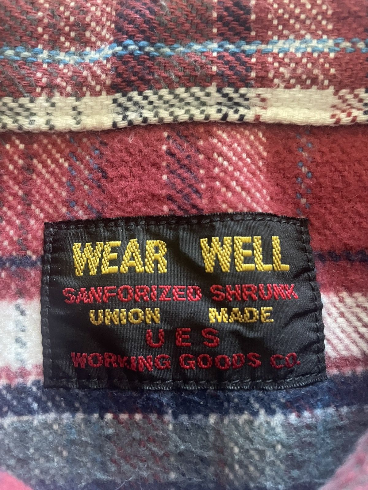UES Japan UES Heavy Flannel Shirt - Red Size US S / EU 44-46 / 1 - 6 Thumbnail