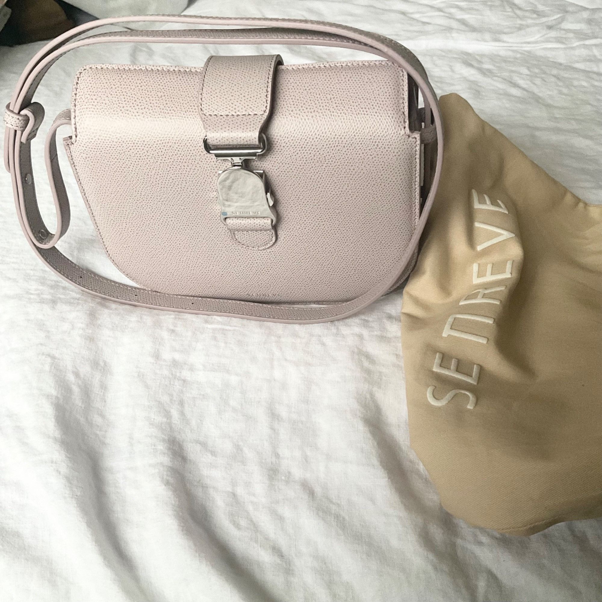 Other RARE NWT Senreve Pebbled CADENCE CROSSBODY silver hardware p Size ONE SIZE - 1 Thumbnail