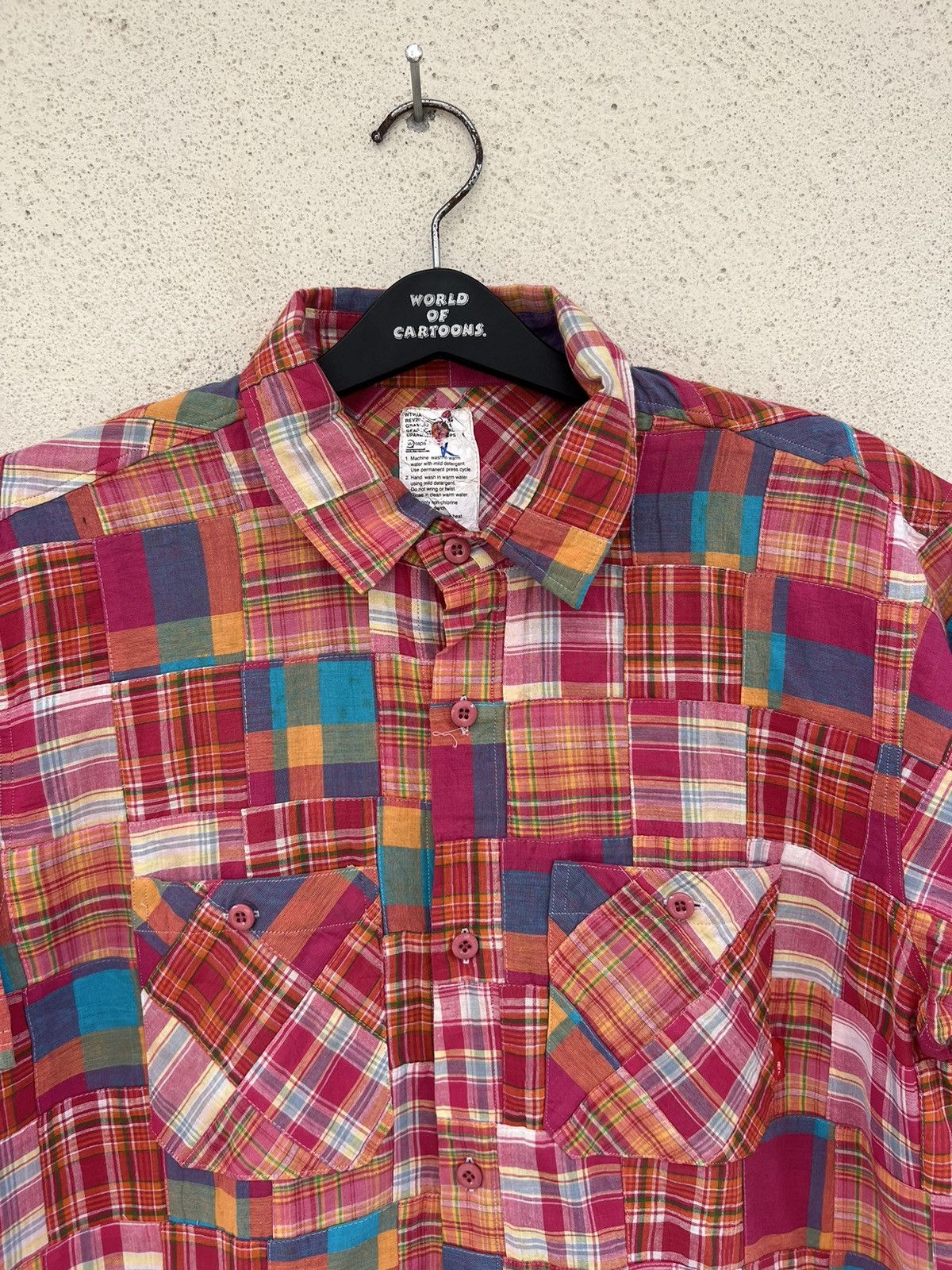 Japanese Brand × Wtaps WTAPS Japan Multicolor Patchwork Button Shirt Size US XL / EU 56 / 4 - 2 Thumbnail