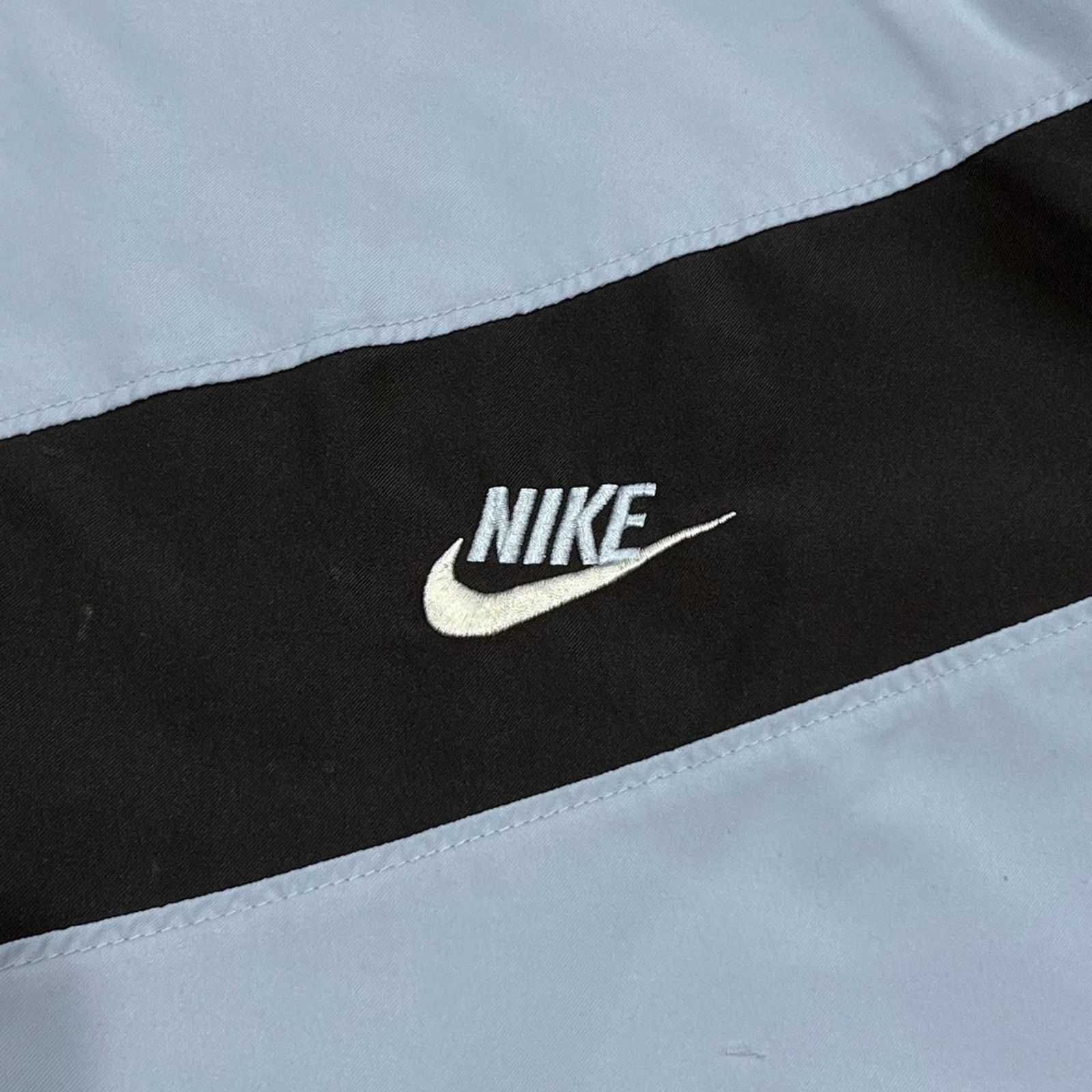 Nike Nike (Vintage) Light Blue & Grey Full-Zip Track Jacket Size US XL / EU 56 / 4 - 2 Thumbnail