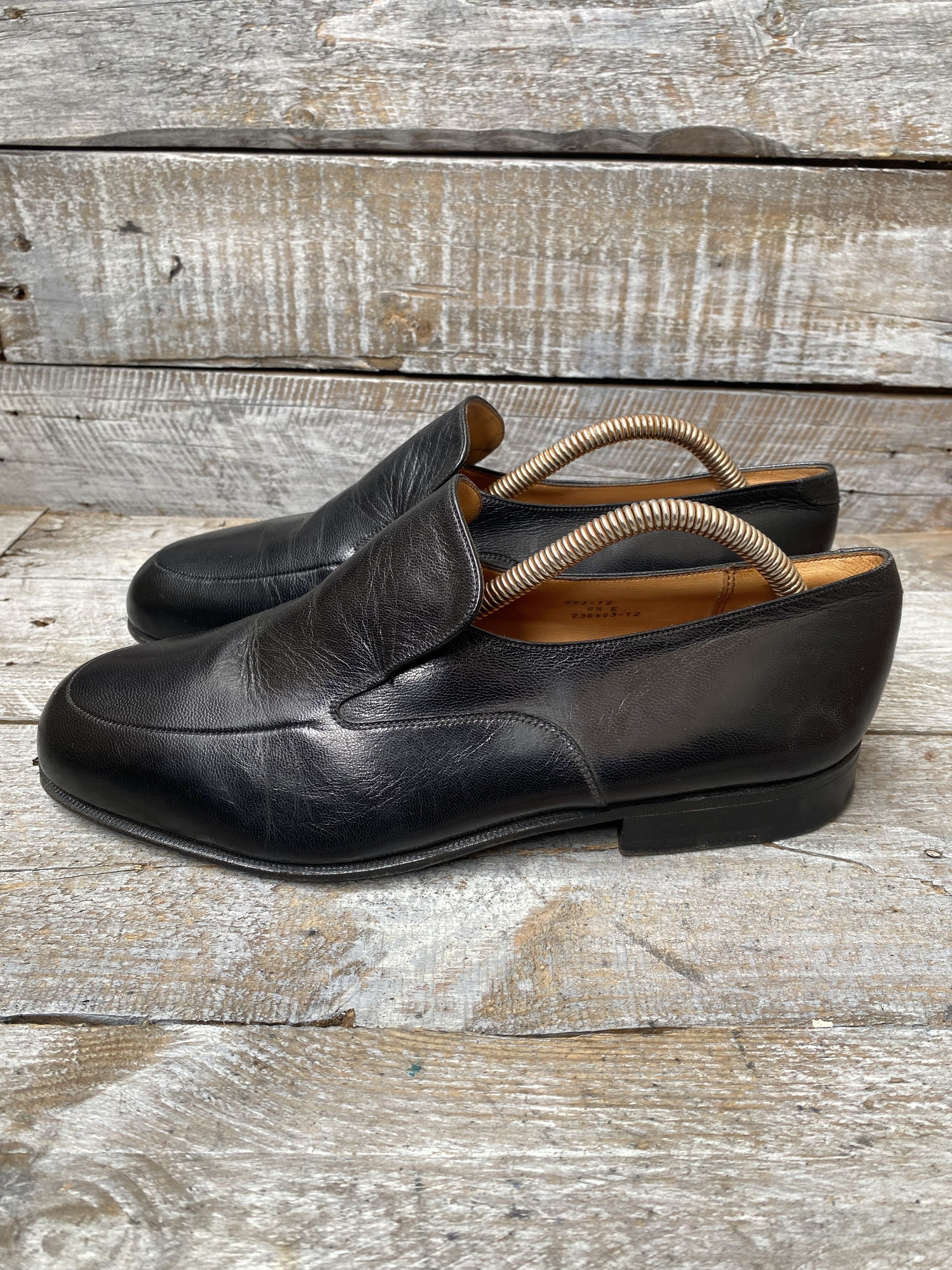 J.M. Weston J.M.Weston black leather slip on loafers sz Size US 6.5 / EU 39-40 - 4 Thumbnail