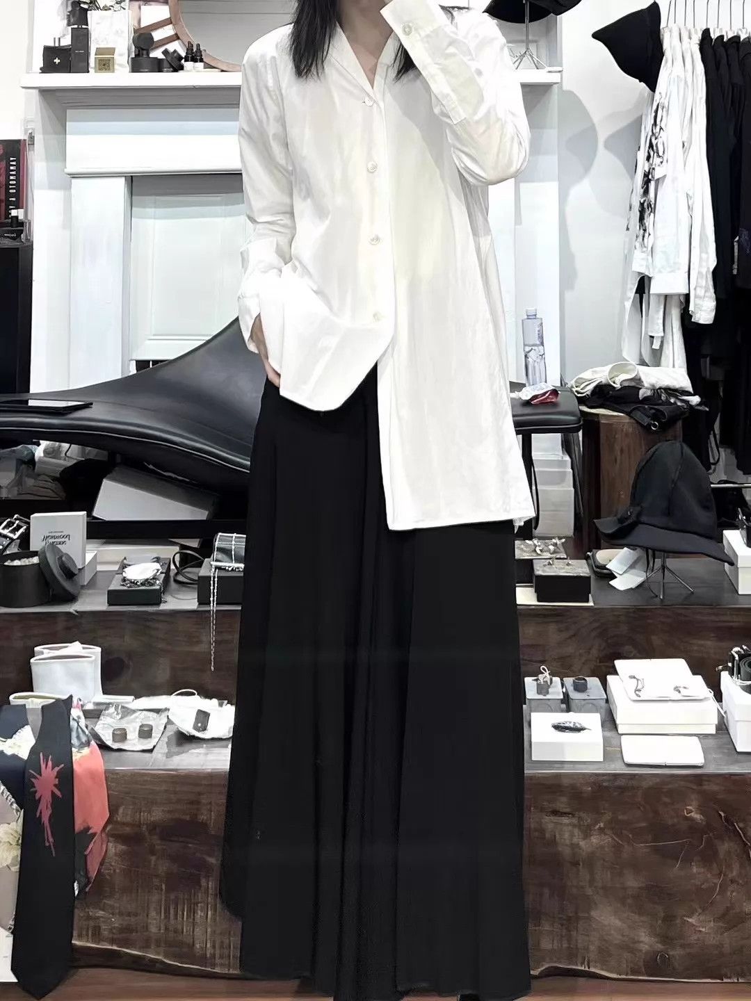 Yohji Yamamoto Yohji Yamamoto Asymmetric Shirt Size S Size S / US 4 / IT 40 - 4 Thumbnail
