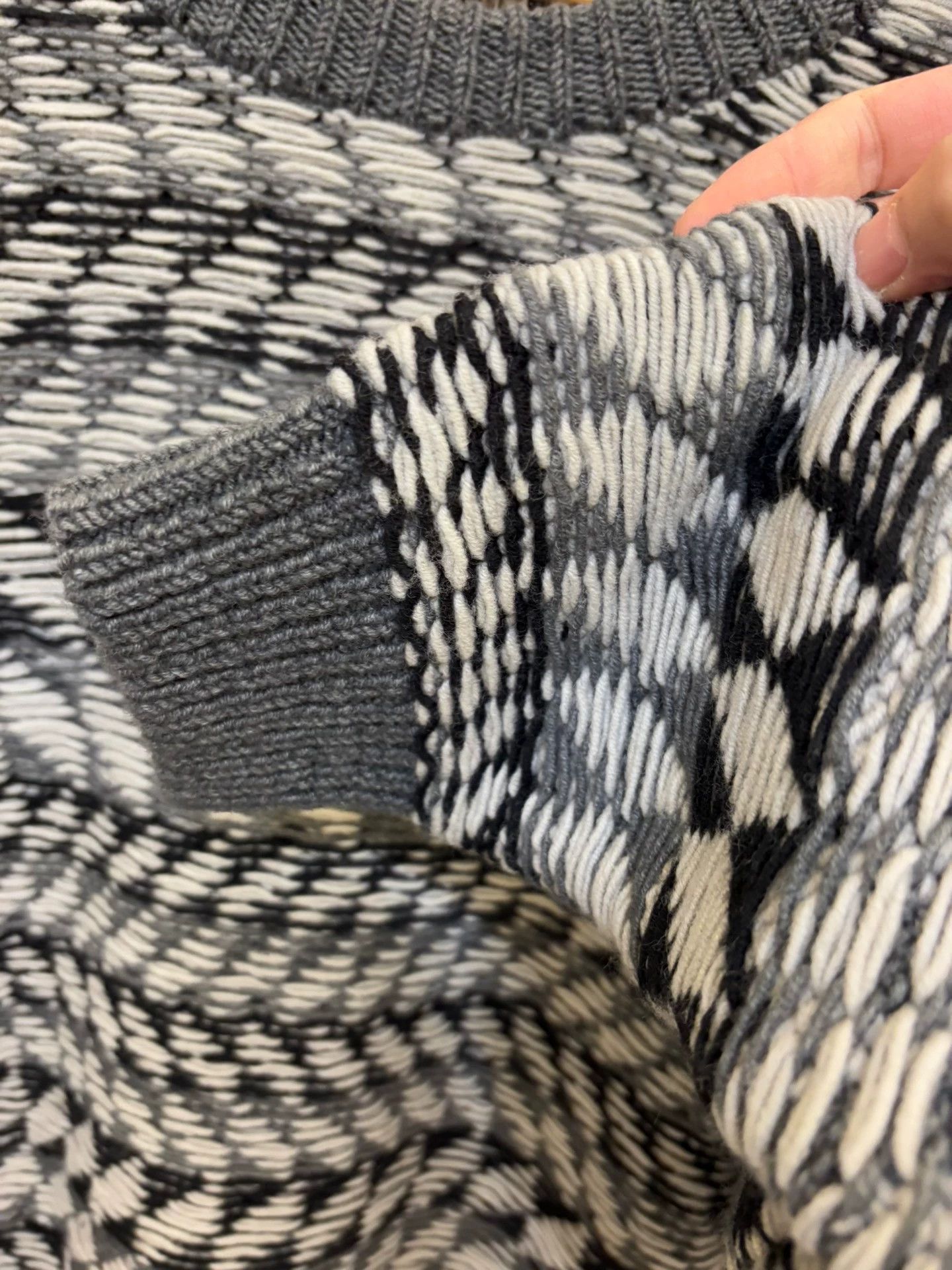Other blanc ym double-faced oversized knit sweater (M) Size US M / EU 48-50 / 2 - 4 Thumbnail
