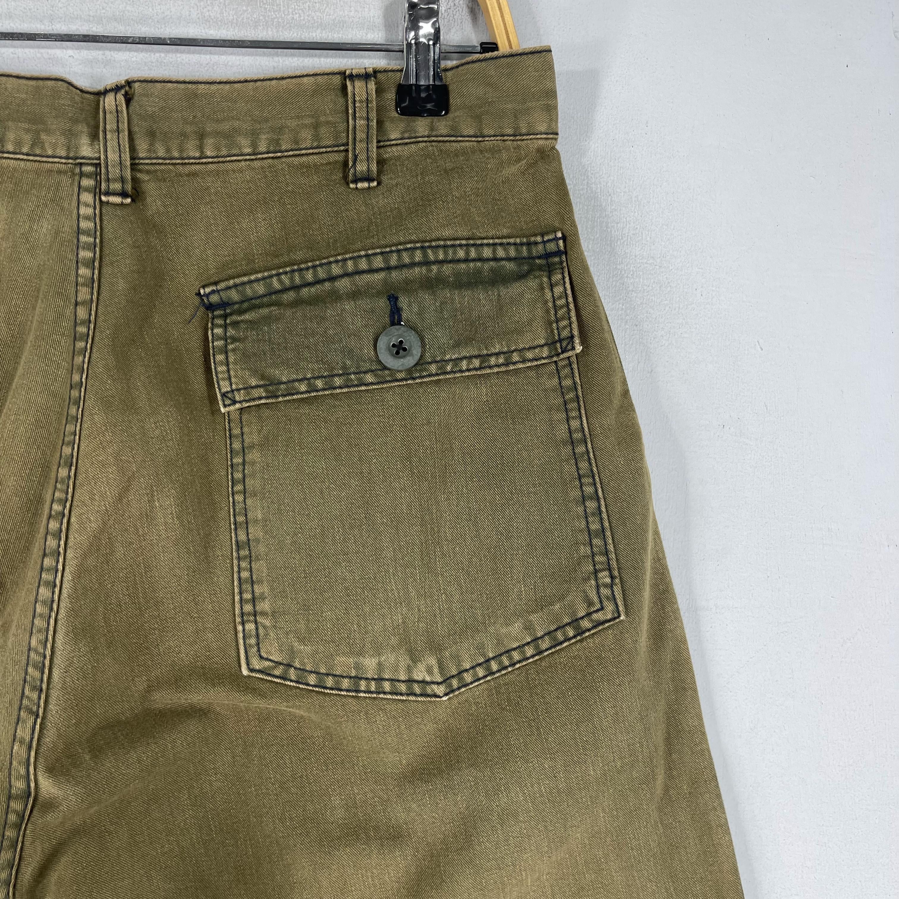 Schott × Vintage Vintage Distressed SCHOTT Cargo Sun Faded Baggy Pant Size US 31 - 8 Thumbnail