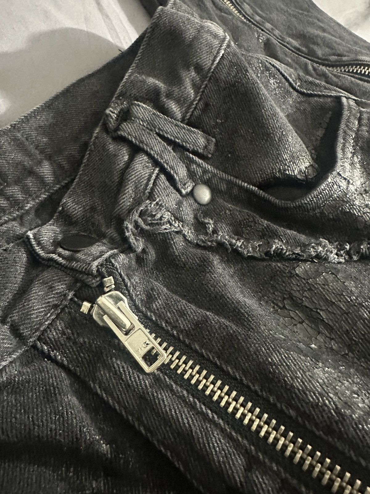 Other ATELIER D’ROUPA CRACKED DENIM JEANS Size US 34 / EU 50 - 5 Thumbnail