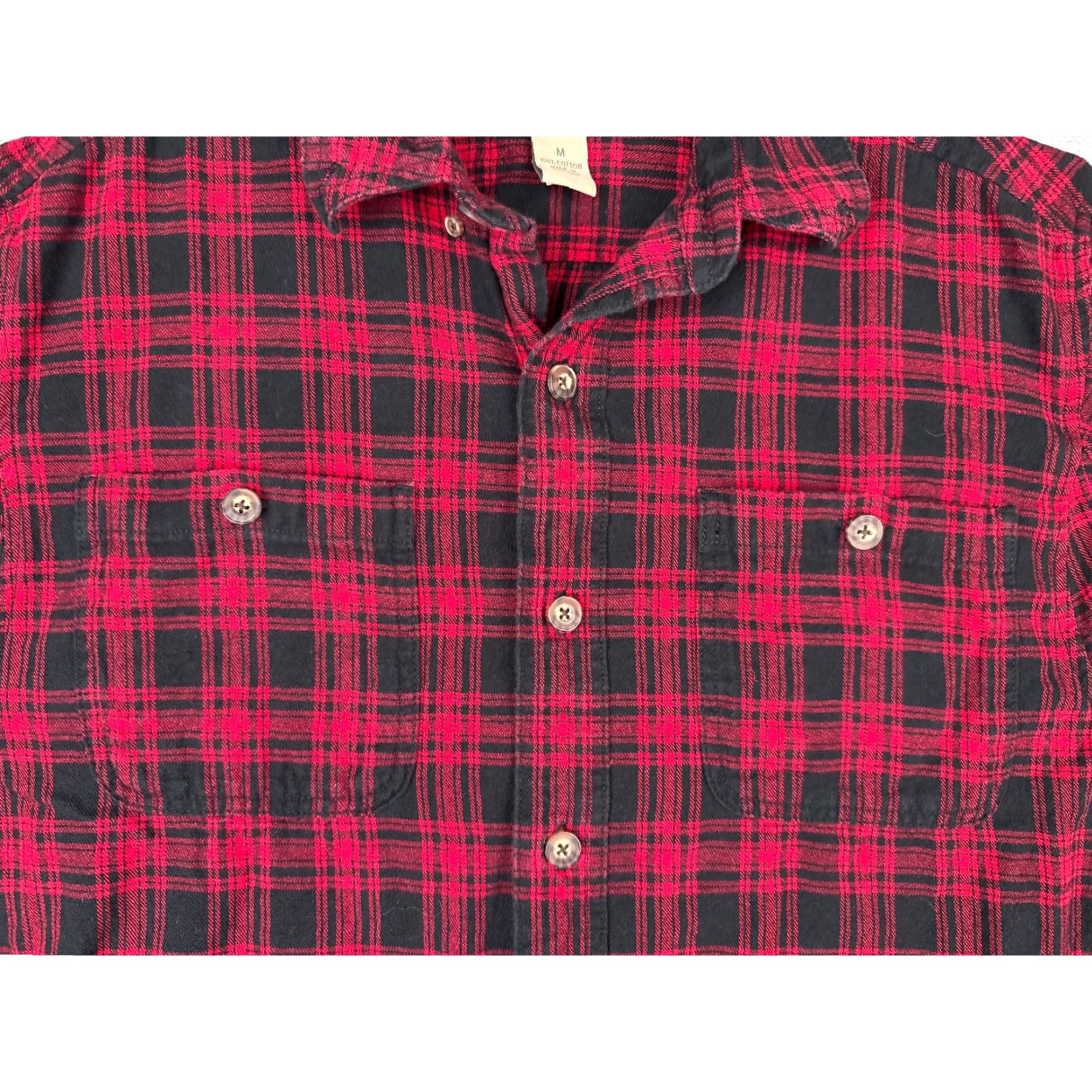 Vintage Duluth Shirt Men Medium Red Button Up 100% Cotton Flannel Casual Plaid Long Sleeve Modern Classic Mens Size US M / EU 48-50 / 2 - 6 Thumbnail