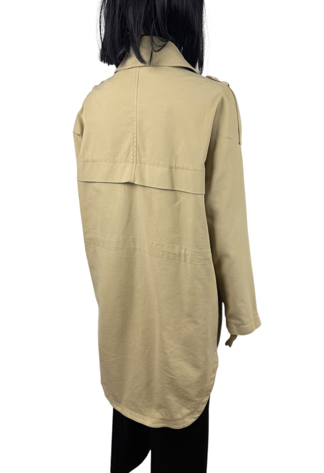 Maje Maje E19Garcon Oversized Beige Trench Coat Cotton size 36 Size XS / US 0-2 / IT 36-38 - 8 Thumbnail