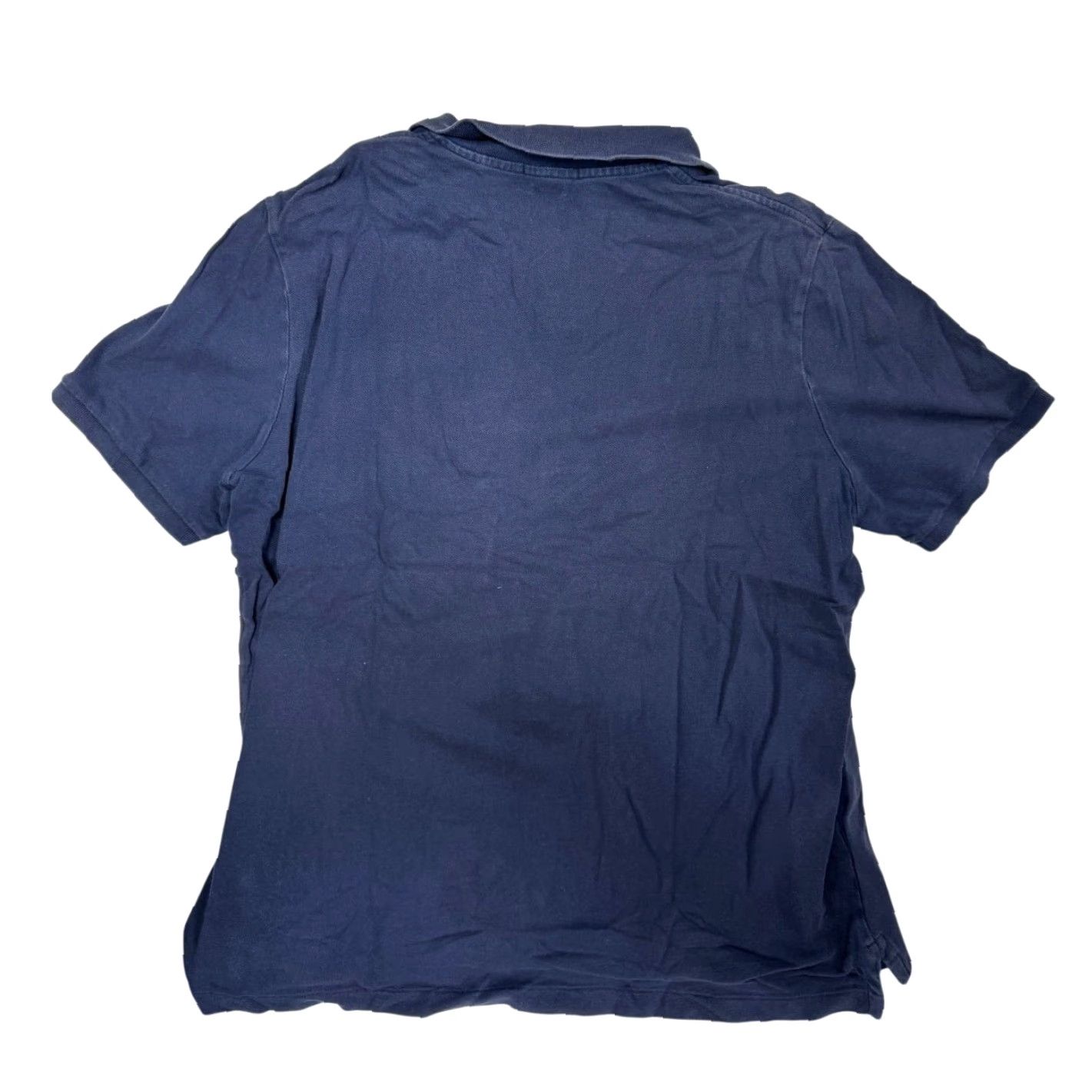 Vintage VINTAGE Polo Ralph Lauren Classic Shirt Mens XL Distressed Cotton Short Sleeve Blue Size US XL / EU 56 / 4 - 2 Thumbnail