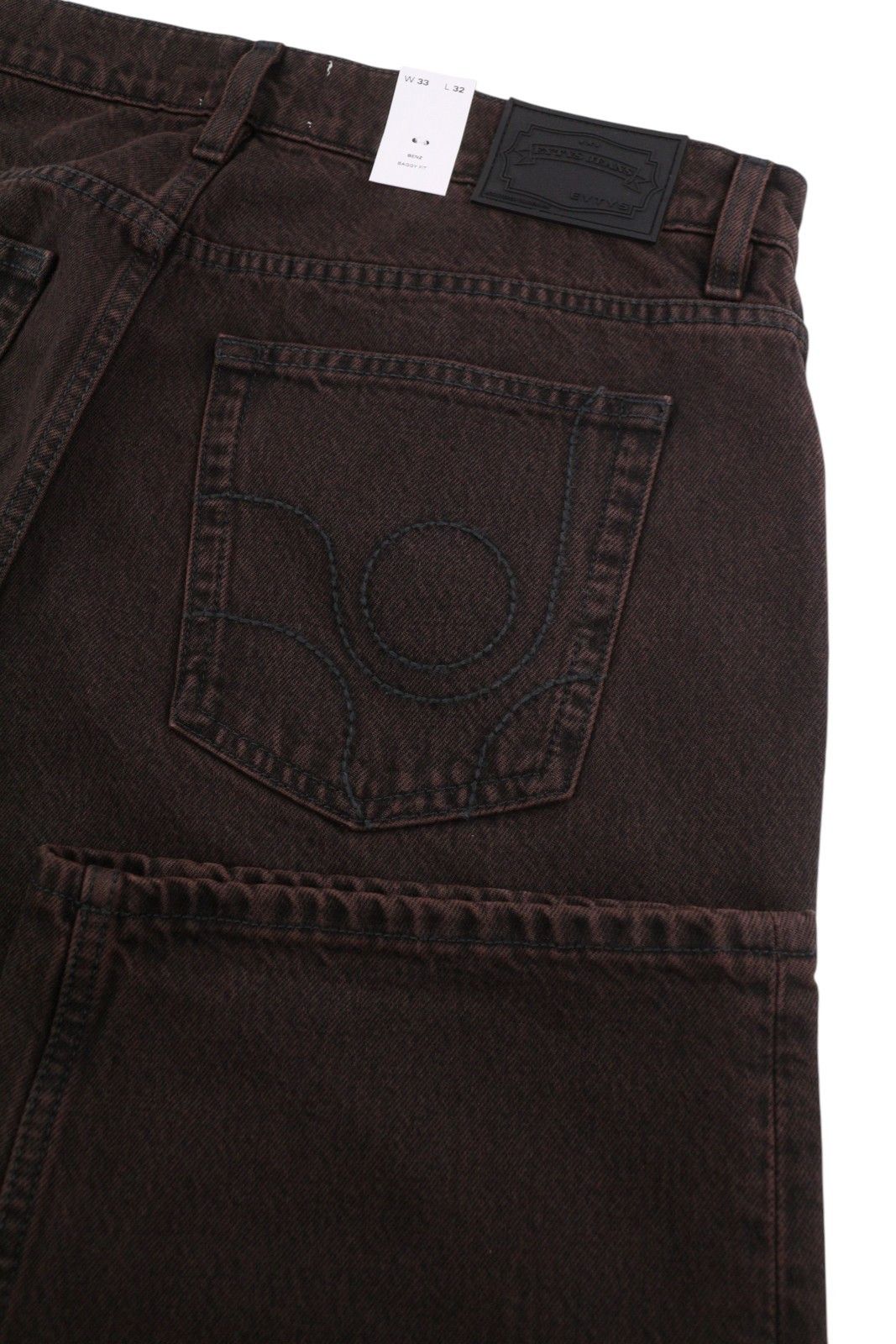 Eytys BENZ SEPIA BAGGY FIT W33/L32 Brown Faded RRP370 88882 Size US 33 - 7 Thumbnail