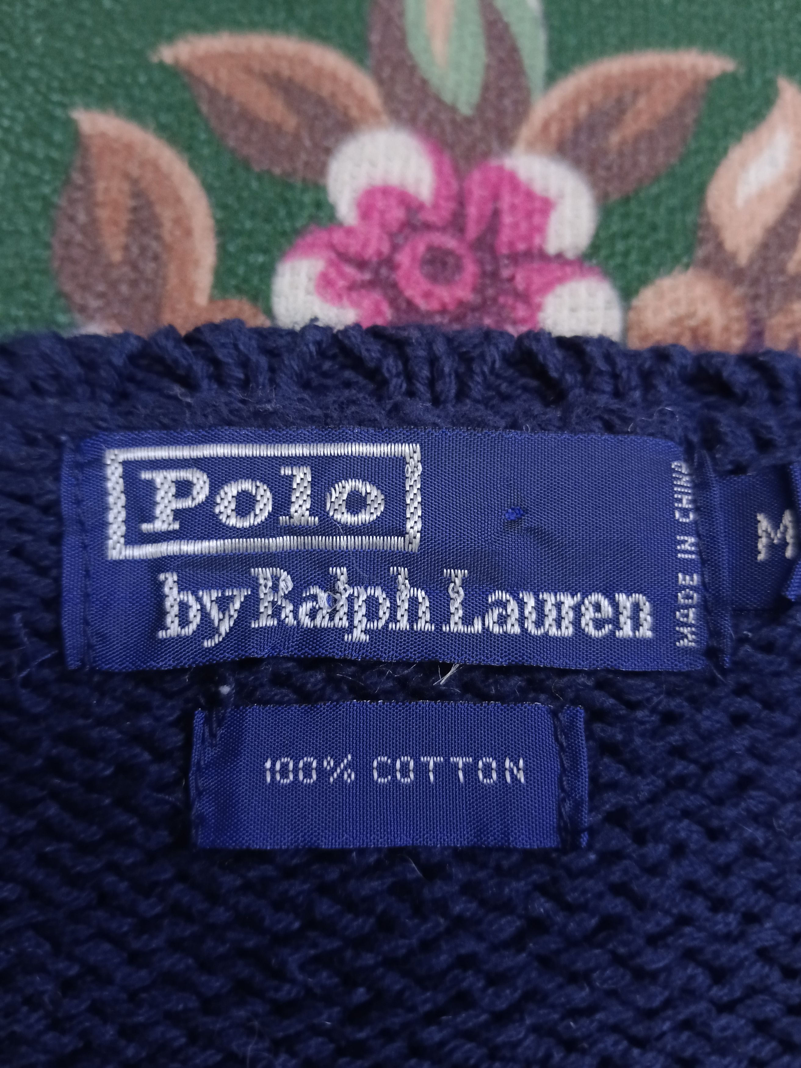 Polo Ralph Lauren × Vintage VINTAGE 90s KNIT POLO DALPH LAUREN Size US M / EU 48-50 / 2 - 4 Thumbnail