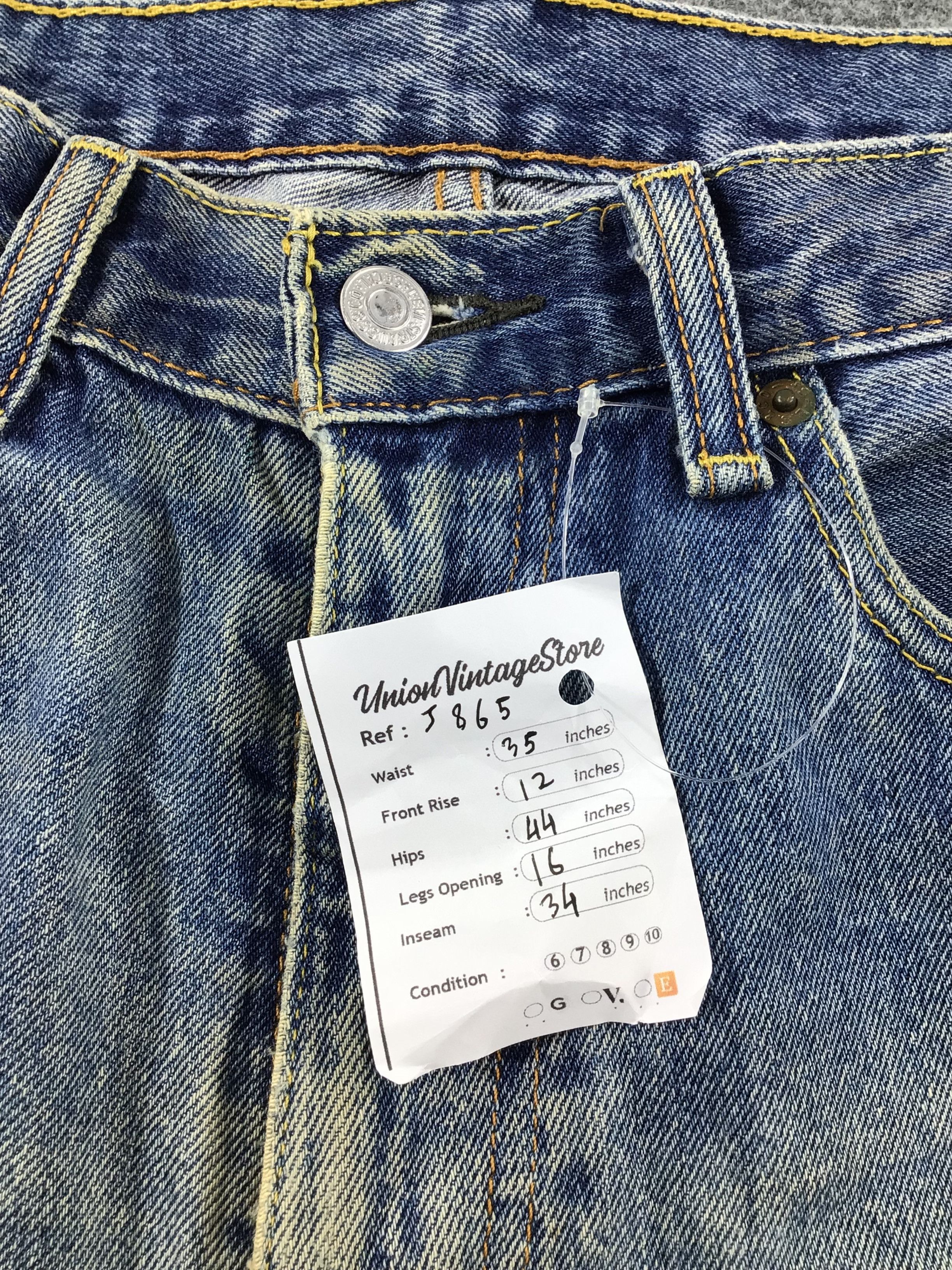 Levi's Vintage Blue Wash Levis 505 Jeans -J865 Size US 35 - 13 Thumbnail