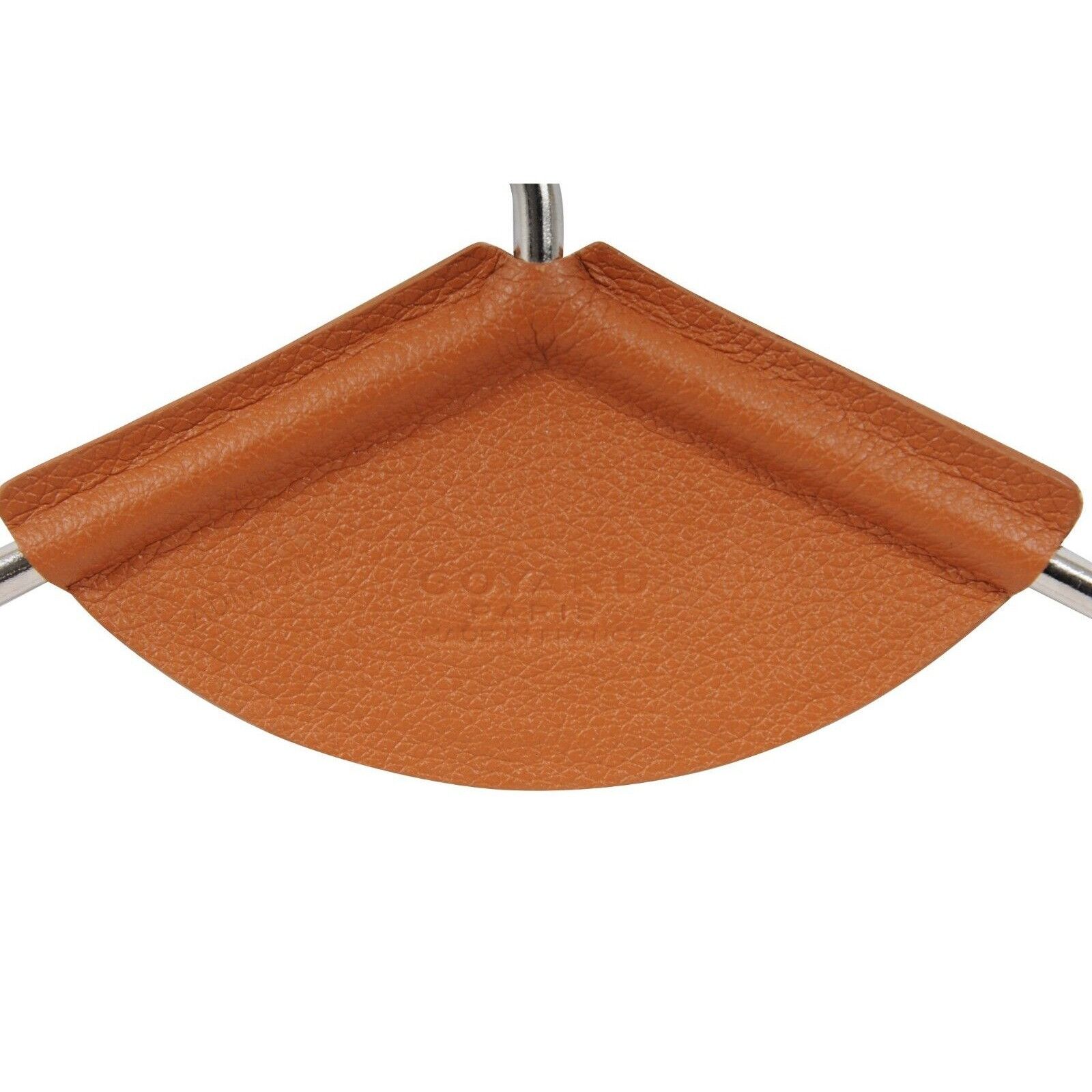 Goyard Black Brown Leather Goyardine Metal Hanger -02080 B Size ONE SIZE - 5 Thumbnail