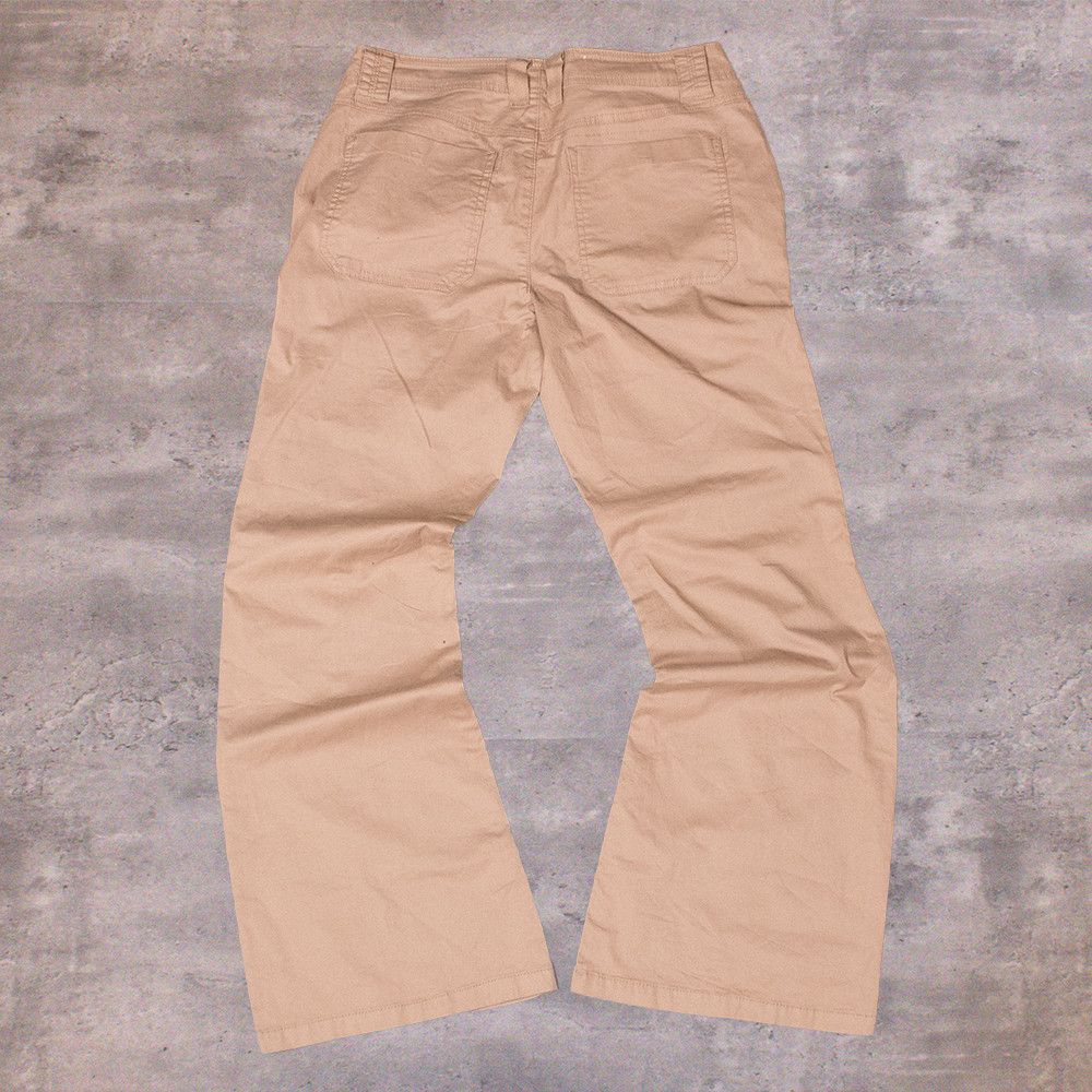 Japanese Brand × Vintage Y2K 2000's Villana Star Baggy Relax Falred Brown Pant's Size US 32 / EU 48 - 2 Thumbnail