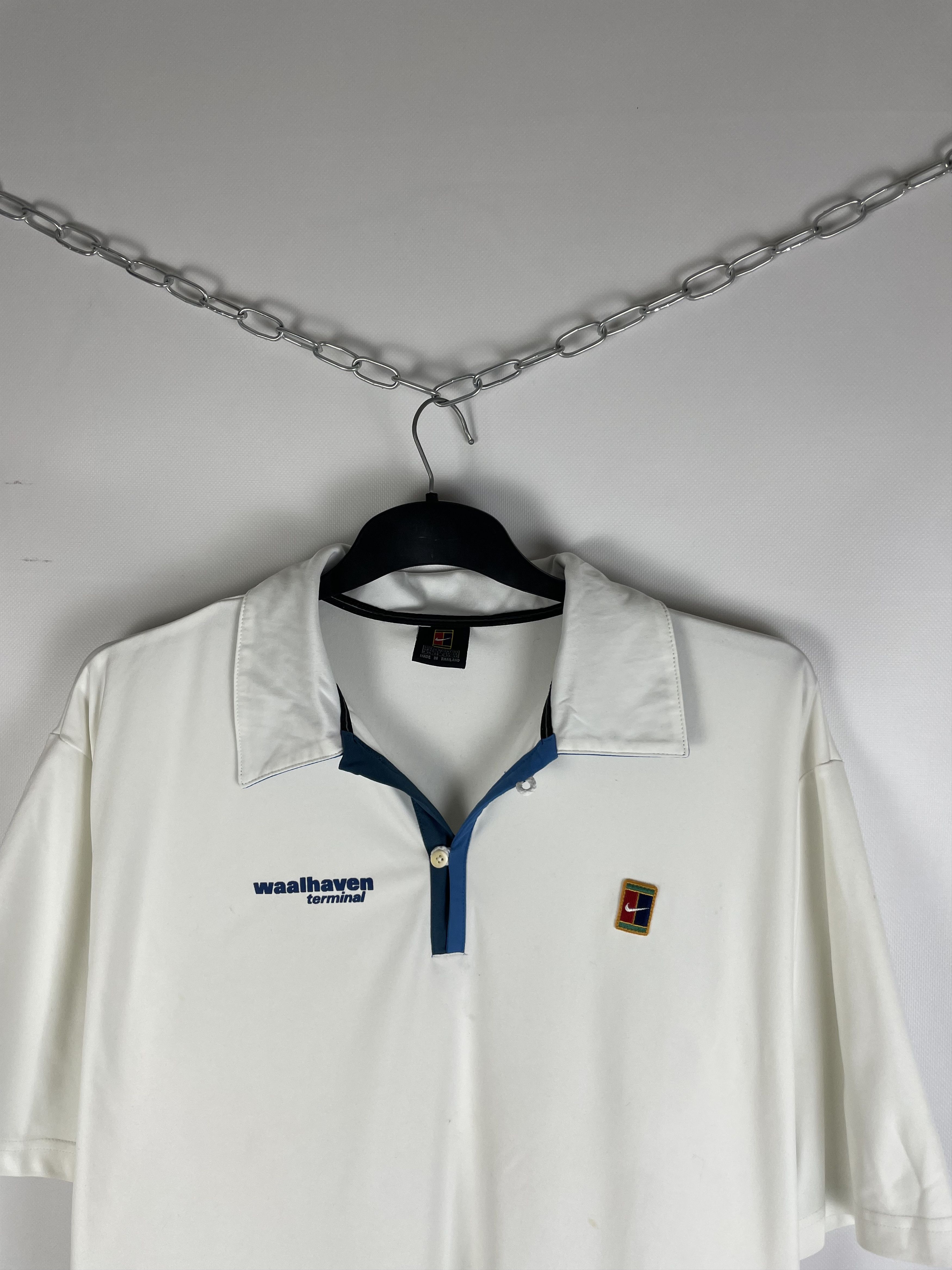 Nike Vintage Nike Court Polo Shirt Size US XL / EU 56 / 4 - 3 Thumbnail