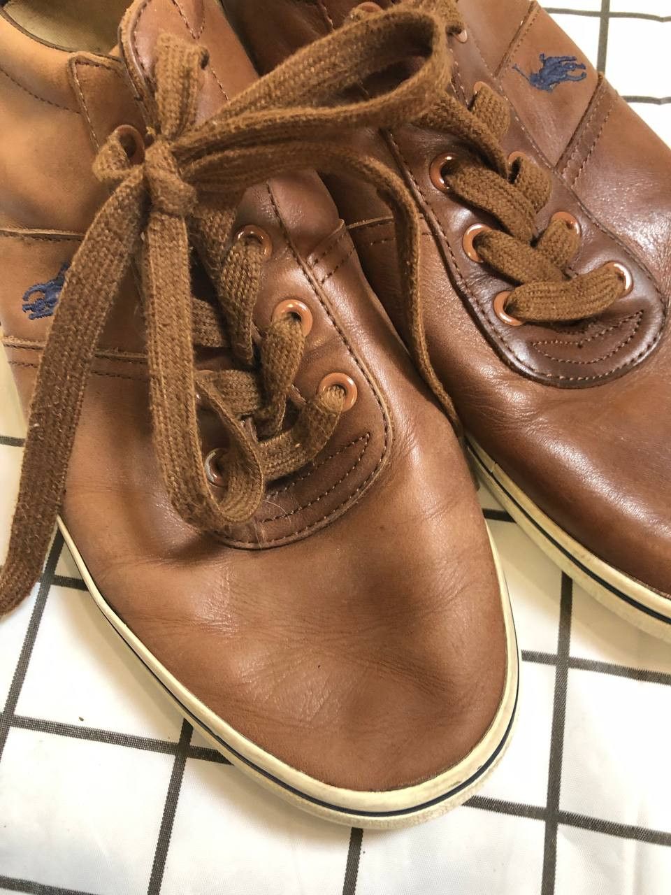 Polo Ralph Lauren Ralph Lauren Hanford Leder Sneaker Herren Neu ungetragen Size US 10 / EU 43 - 6 Thumbnail