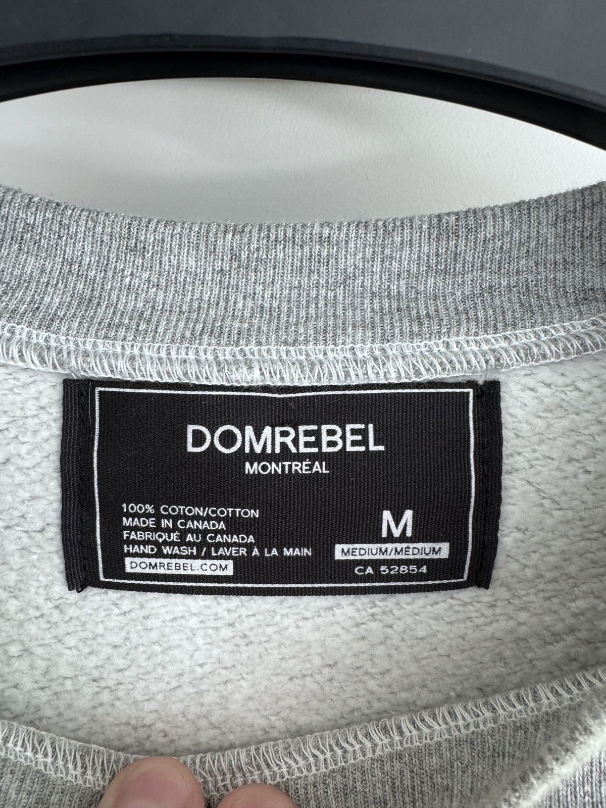DOMREBEL Dom Rebel “Rebel Snow White” Crewneck Size US M / EU 48-50 / 2 - 3 Thumbnail