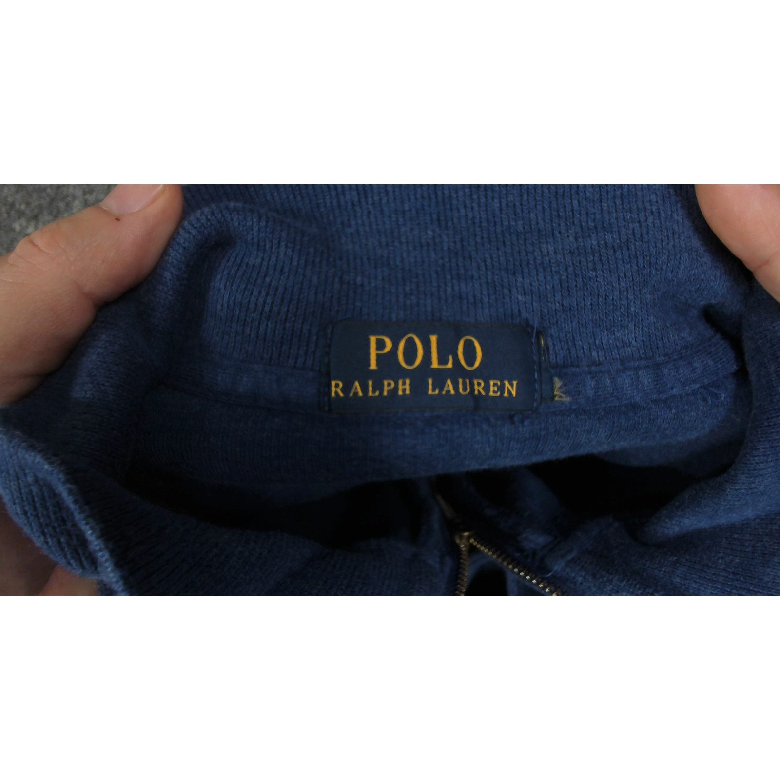 Ralph Lauren Polo Ralph Lauren Y2K Blue Quarter Zip Sweater XXL Size US XXL / EU 58 / 5 - 10 Thumbnail