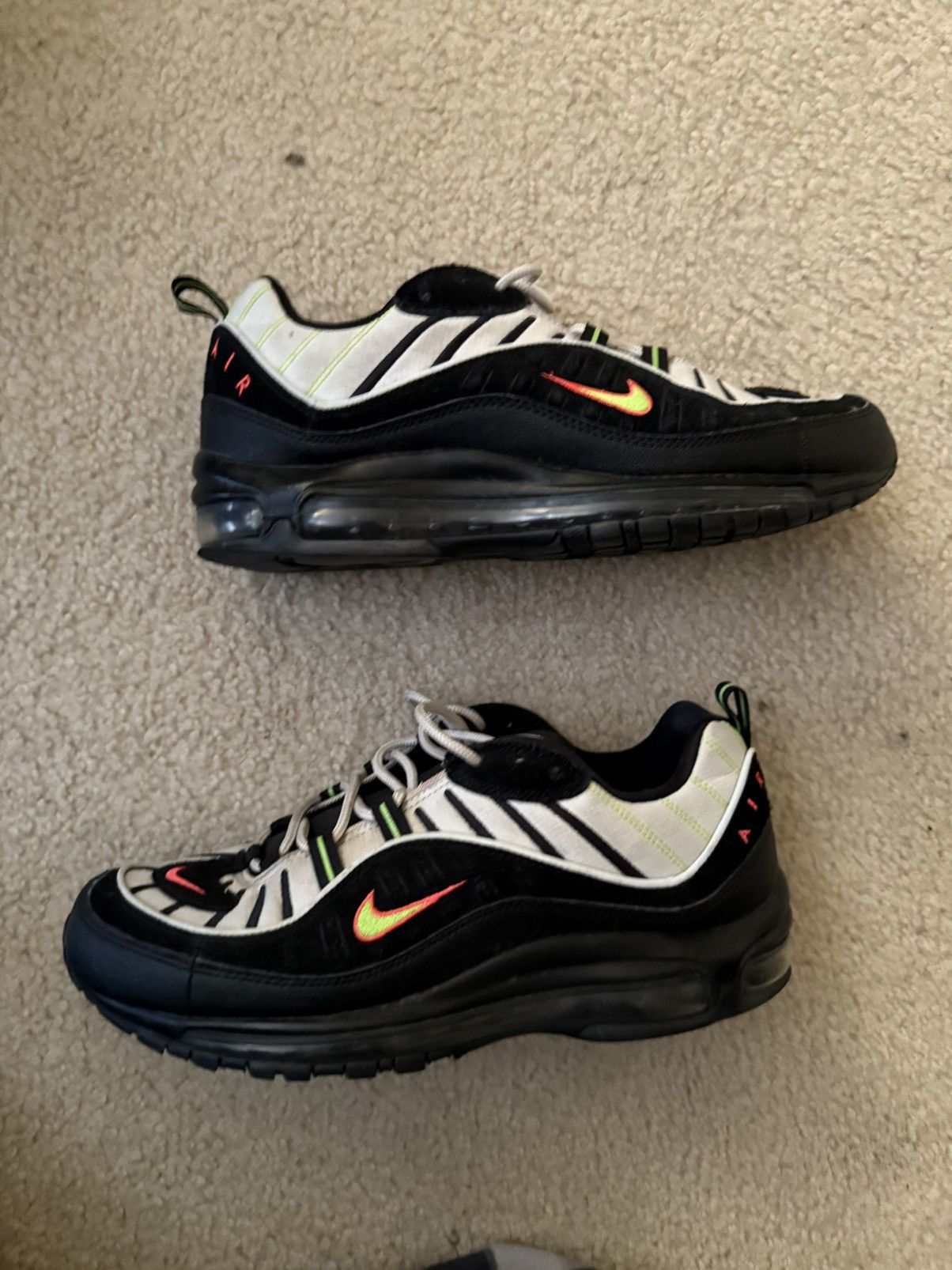 Nike Air max 98 highlighter Size US 9.5 / EU 42-43 - 1 Thumbnail