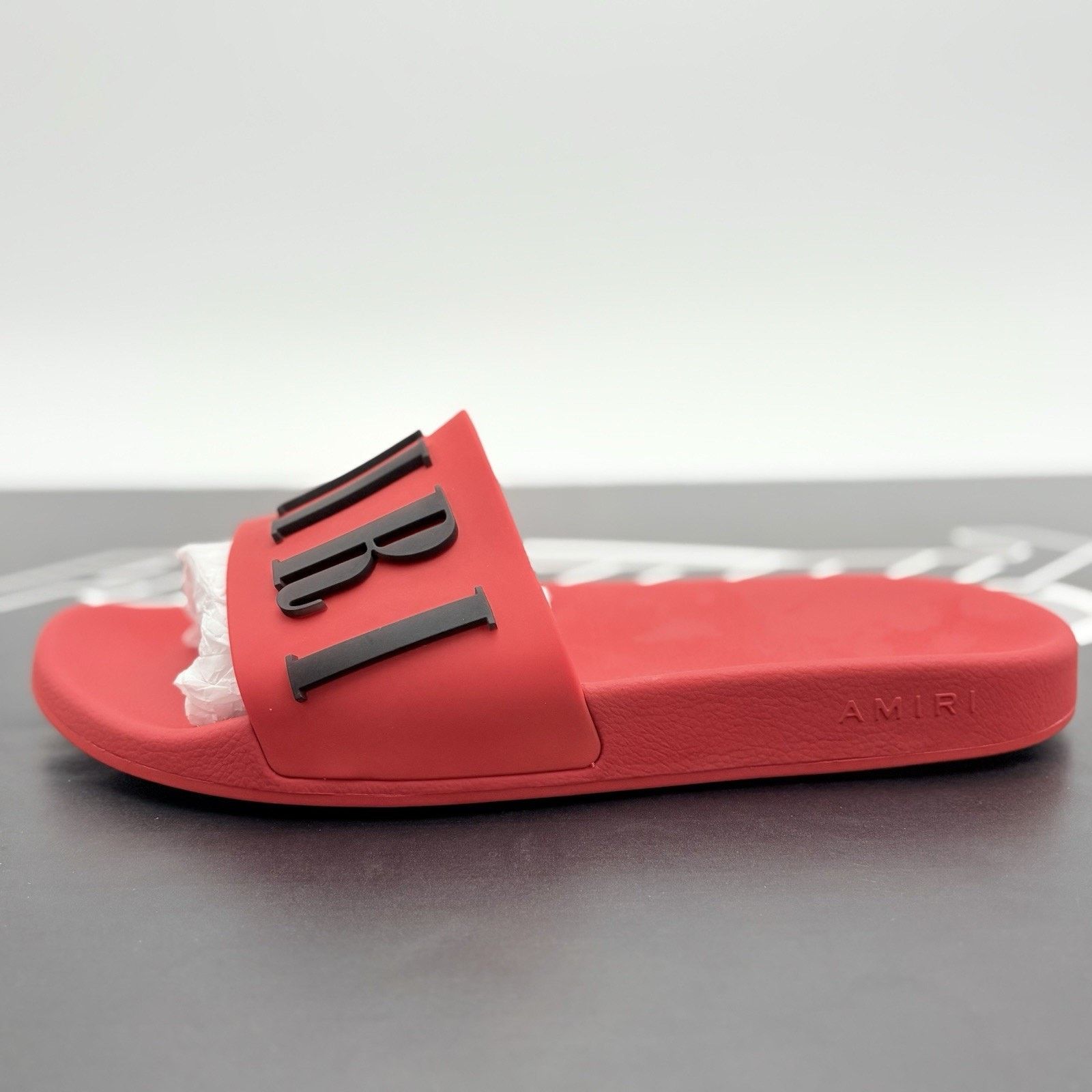 Amiri Size 45 - Amiri Logo Pool Slides ' Red ' | BRAND NEW! Size US 12 / EU 45 - 8 Thumbnail