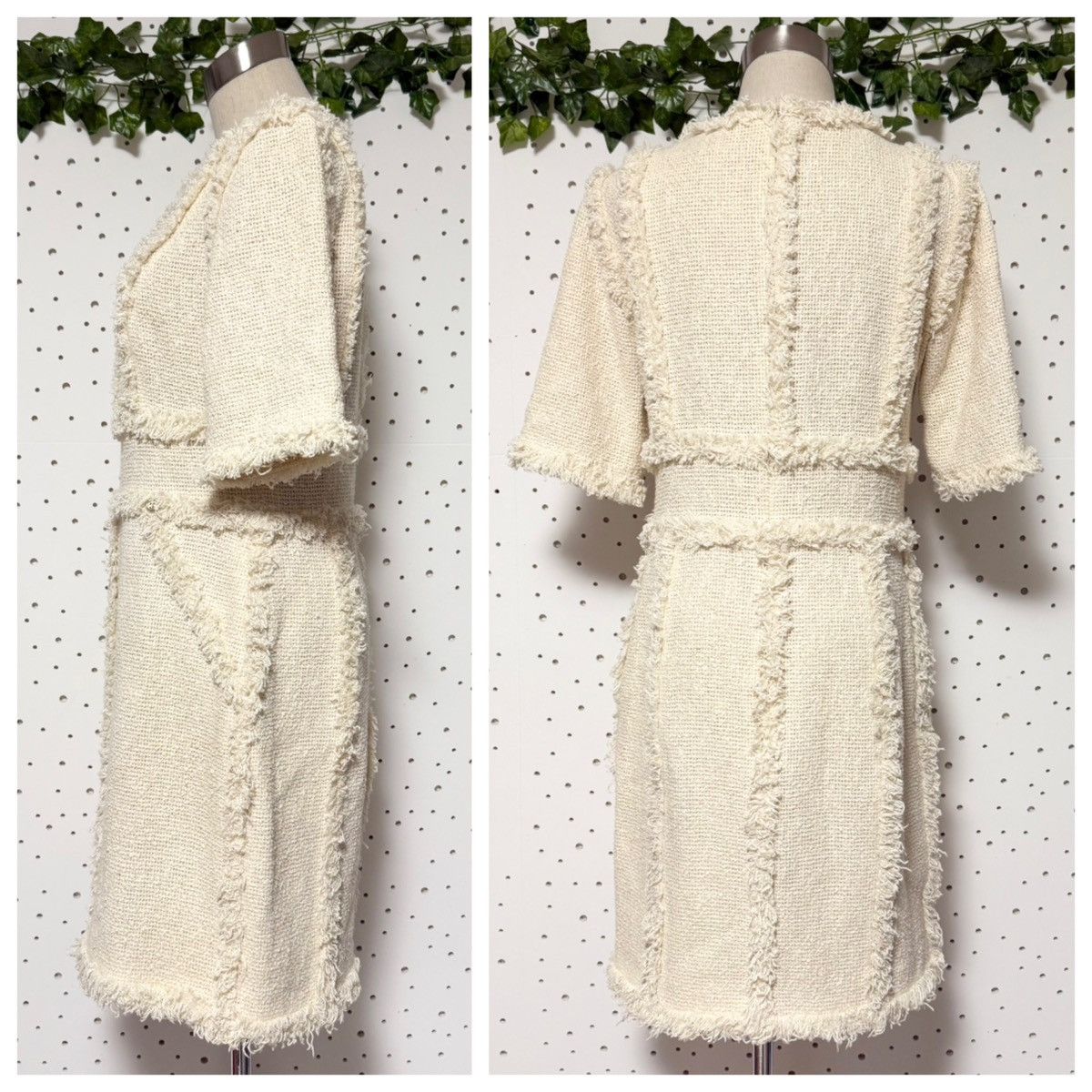Chanel Genuine Chanel COCO Decoration Fringe Design Knit Dress 42 Size M / US 6-8 / IT 42-44 - 5 Thumbnail