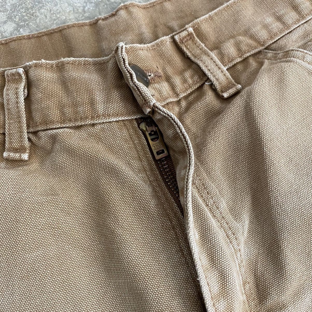 Carhartt Vintage Carhartt Faded Tan Dirty Carpenter Work Pants Size US 29 - 11 Thumbnail
