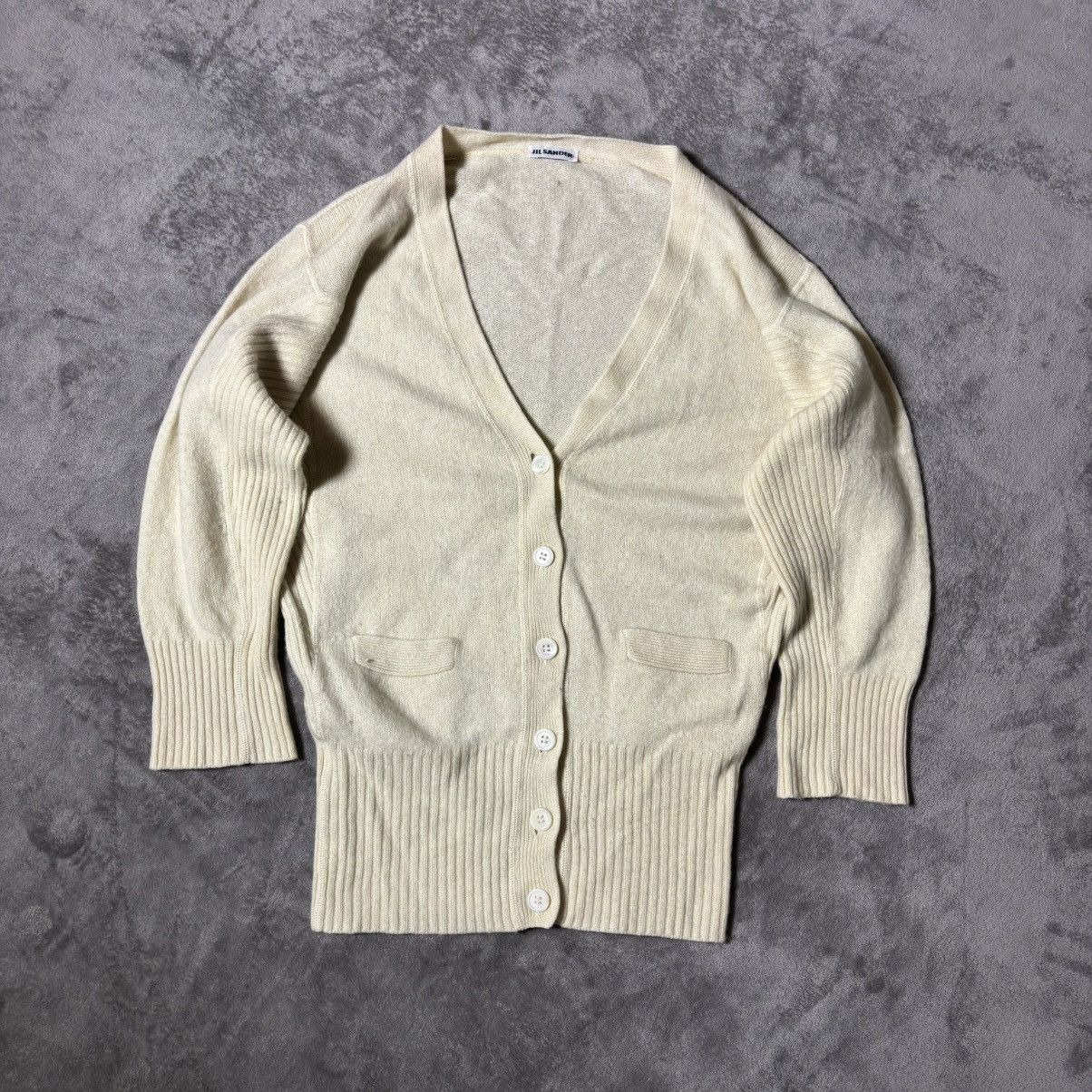 Jil Sander CASHMERE CARDIGAN JIL SANDER Size L / US 10 / IT 46 - 1 Thumbnail