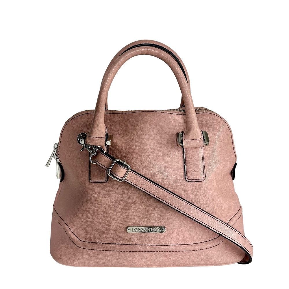 London Fog London Fog Pastel Pink Dome Top Handle Satchel Shoulder Bag Size ONE SIZE - 1 Thumbnail