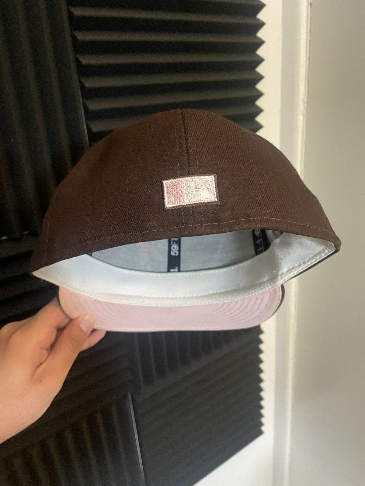 New Era 7 1/2 Mocha Anaheim Angels OG Cap City 2021 fitted hat pinky Size ONE SIZE - 4 Thumbnail