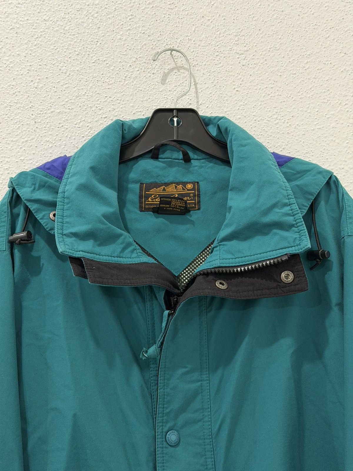 Eddie Bauer Vintage 90s Eddie Bauer Goretex Parka Teal Jacket Large Tall Size US L / EU 52-54 / 3 - 2 Thumbnail