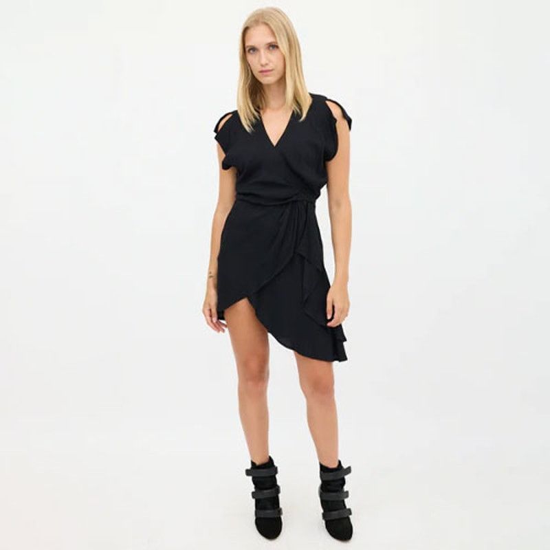 Iro IRO Tralor Wrap Mini Dress - Size 36/US 4 Size S / US 4 / IT 40 - 3 Thumbnail