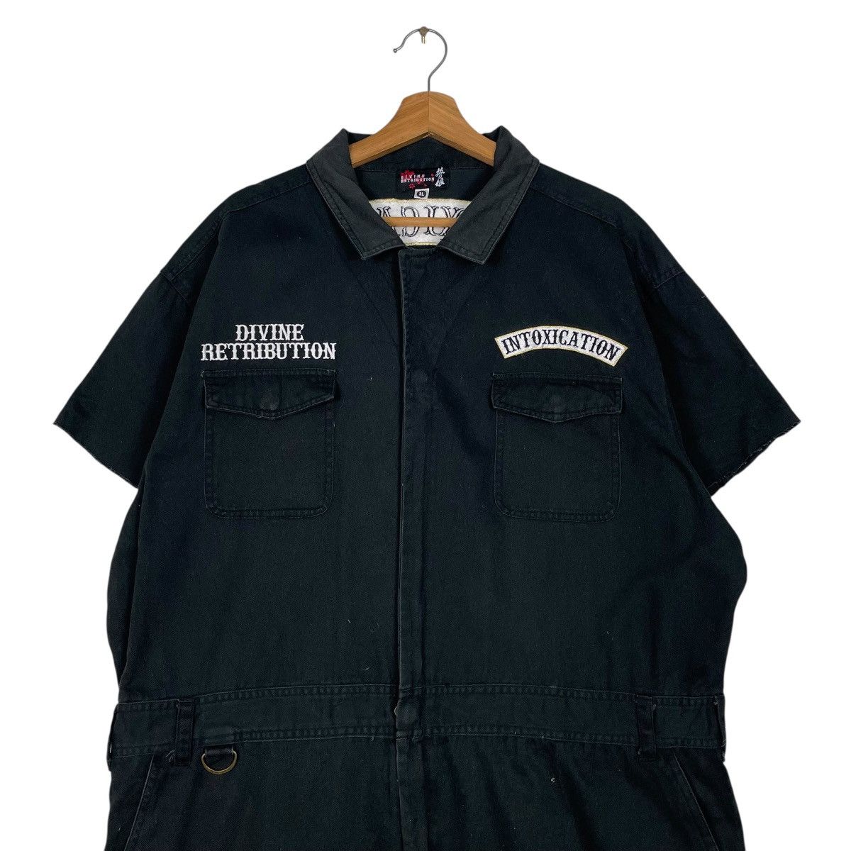 Japanese Brand Divine Retribution Intoxication Embroidered Coverall Size US 36 / EU 52 - 6 Thumbnail