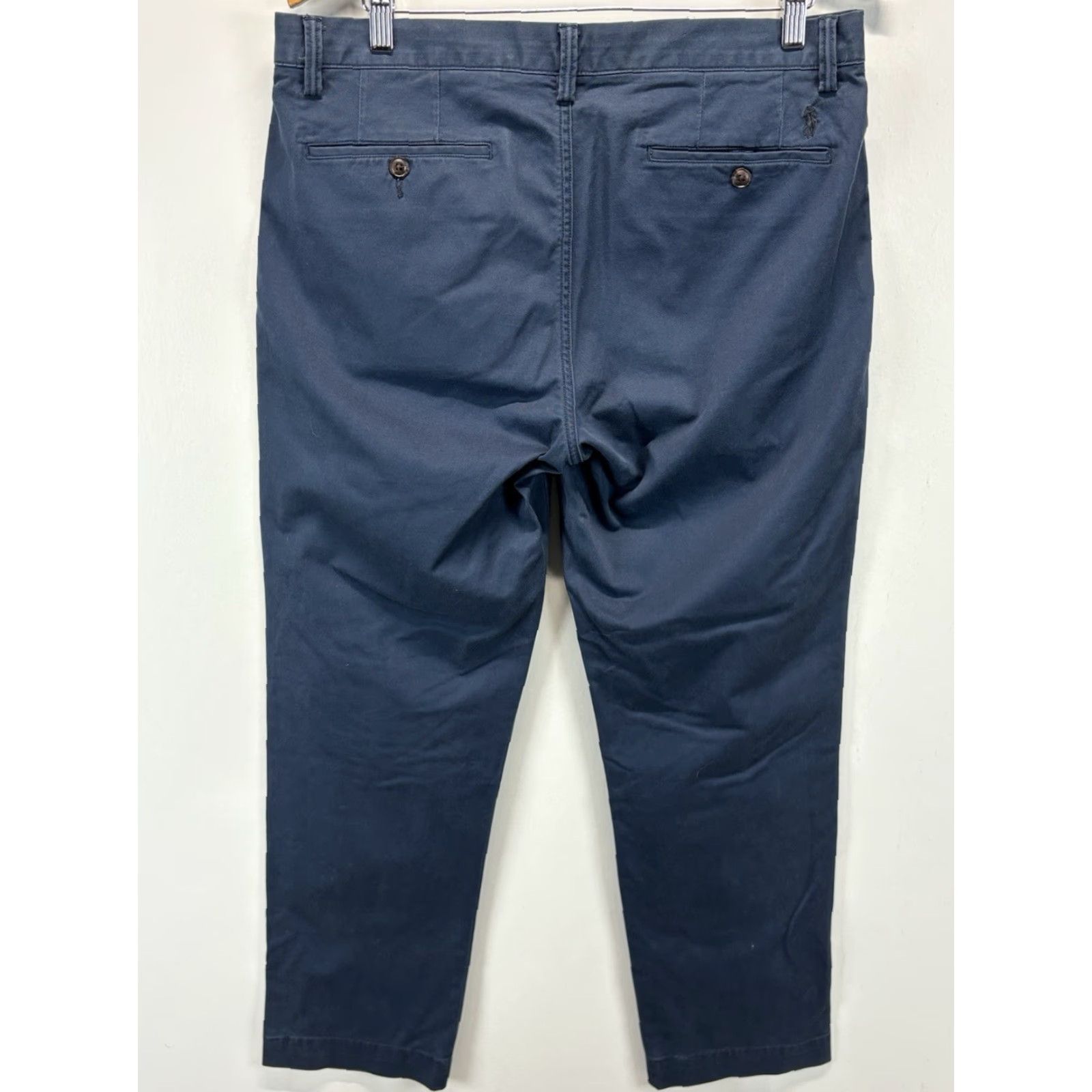Polo Ralph Lauren Polo Ralph Lauren Chino Pants Sz 34x30 Men’s Blue Stretch Twill Preppy Regular Flat Front Zip Button Size US S / EU 44-46 / 1 - 3 Thumbnail