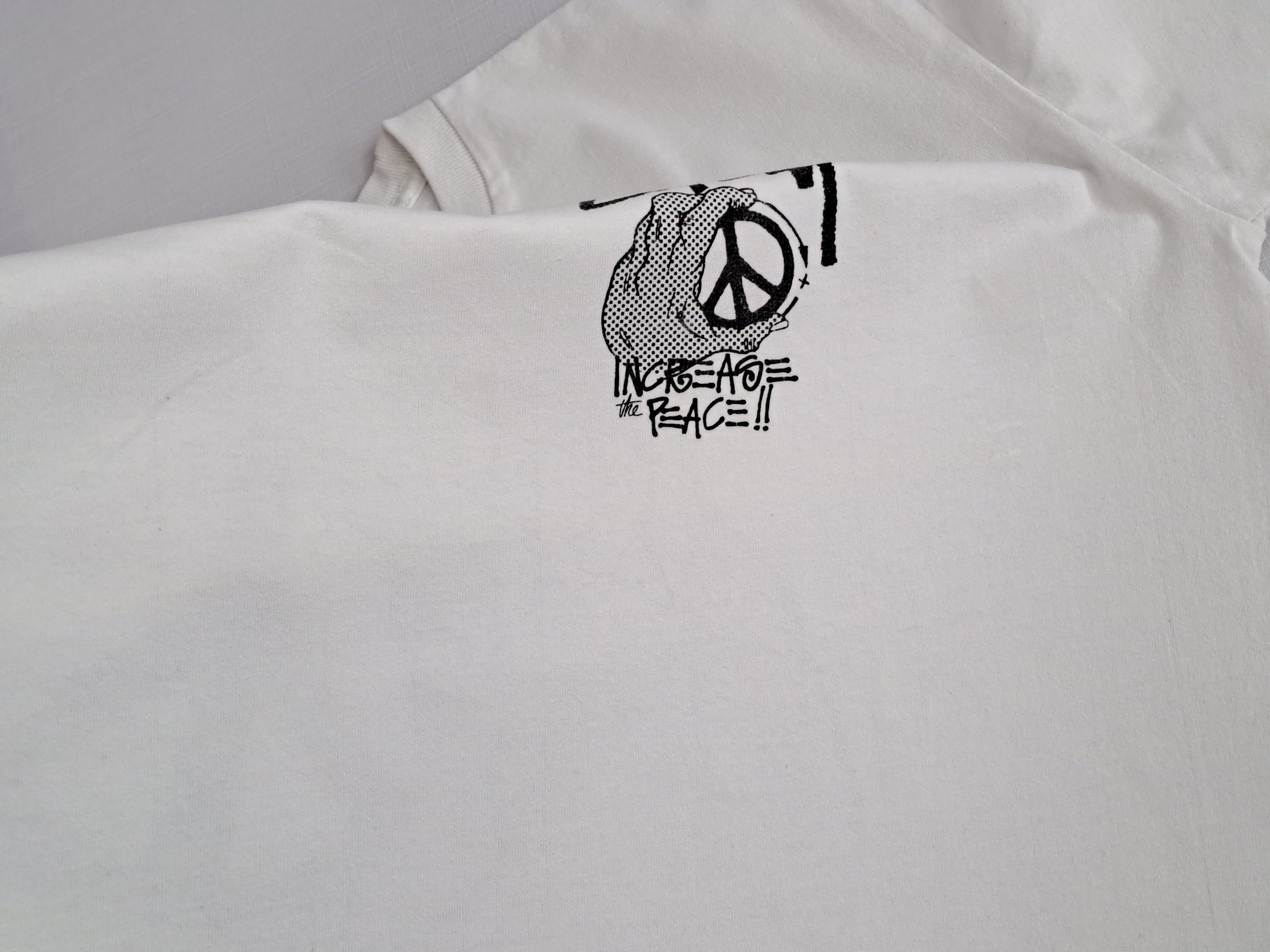 Stussy × Vintage Vintage Stussy Increase the Peace t-shirt. Size US M / EU 48-50 / 2 - 10 Thumbnail