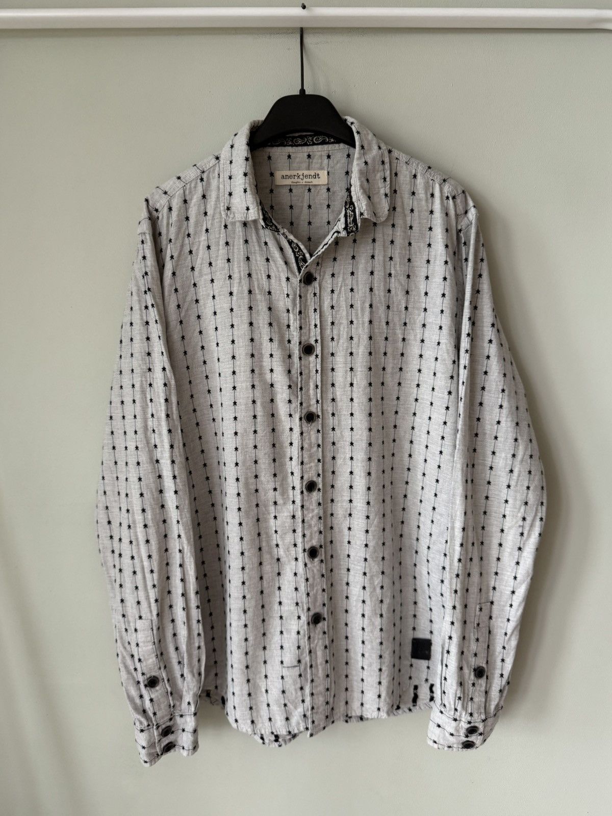 Anerkjendt Anerkjendt striped long sleeve stars shirt Size US L / EU 52-54 / 3 - 1 Thumbnail