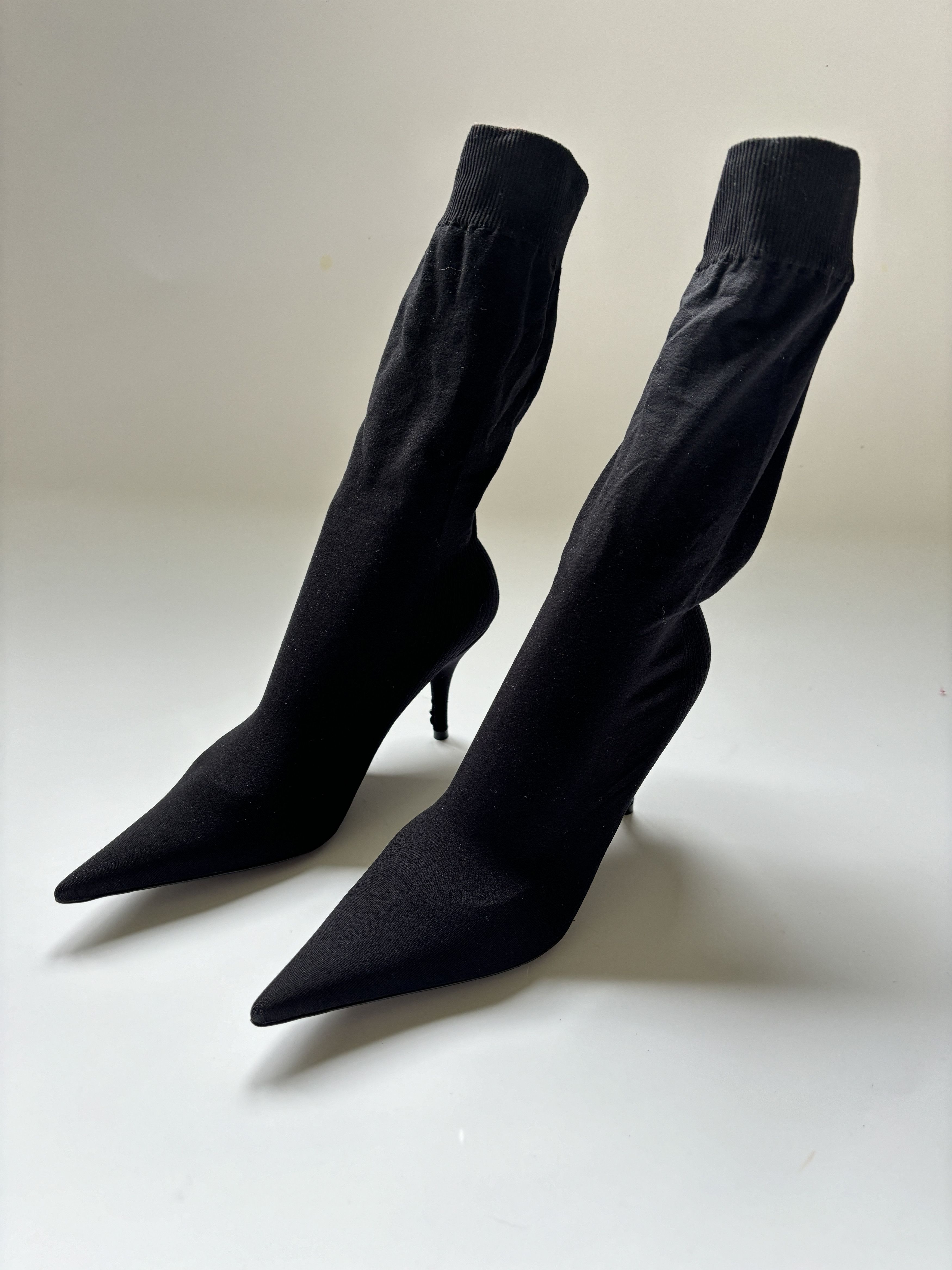 Balenciaga ⚡️QUICK SALE⚡️Balenciaga by Demna Black Knife Sock Boots Size US 6 / IT 36 - 2 Thumbnail