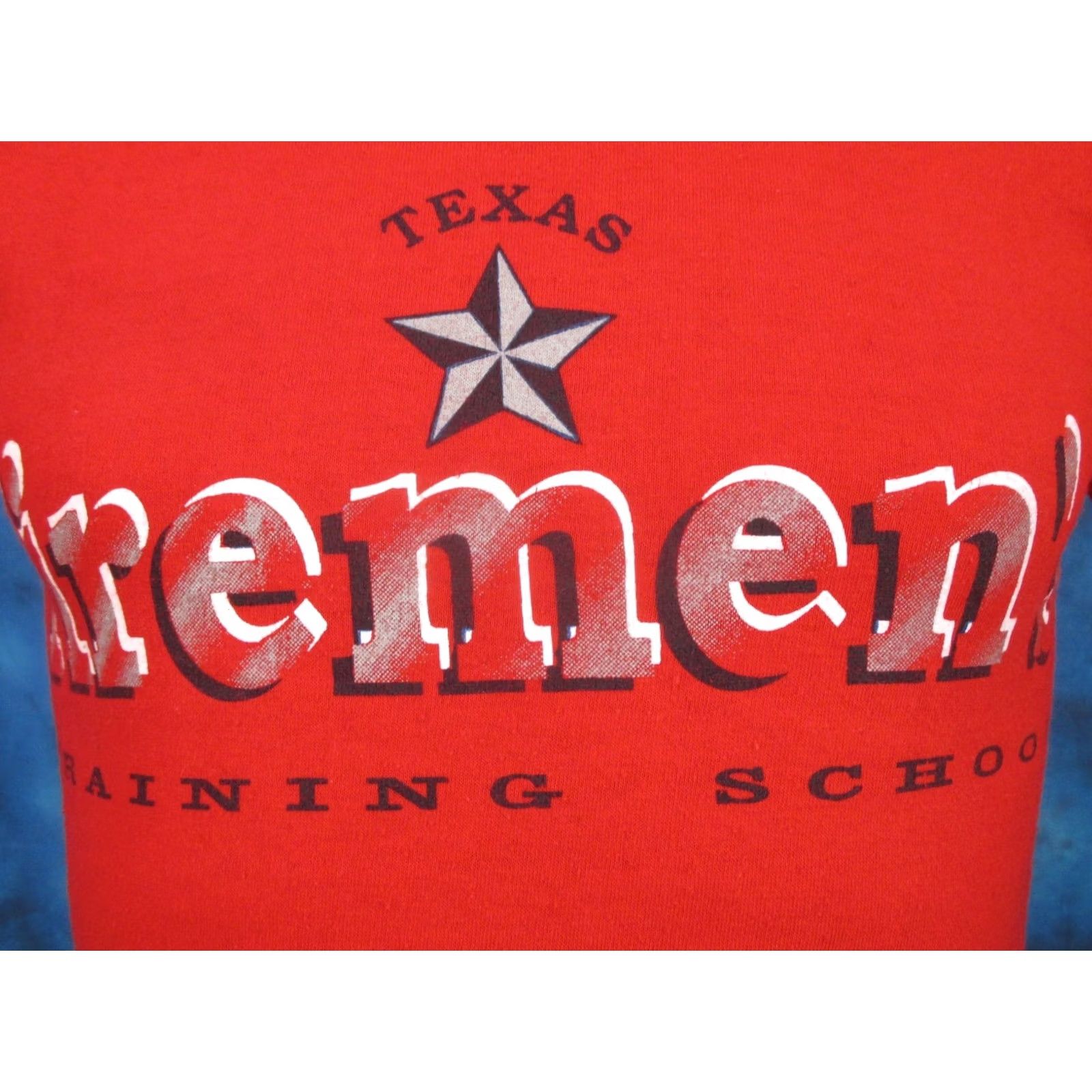 Vintage VINTAGE TEXAS FIREMEN TRAINING SCHOOL T-Shirt XXS fire fighter 80s Size US XS / EU 42 / 0 - 2 Thumbnail