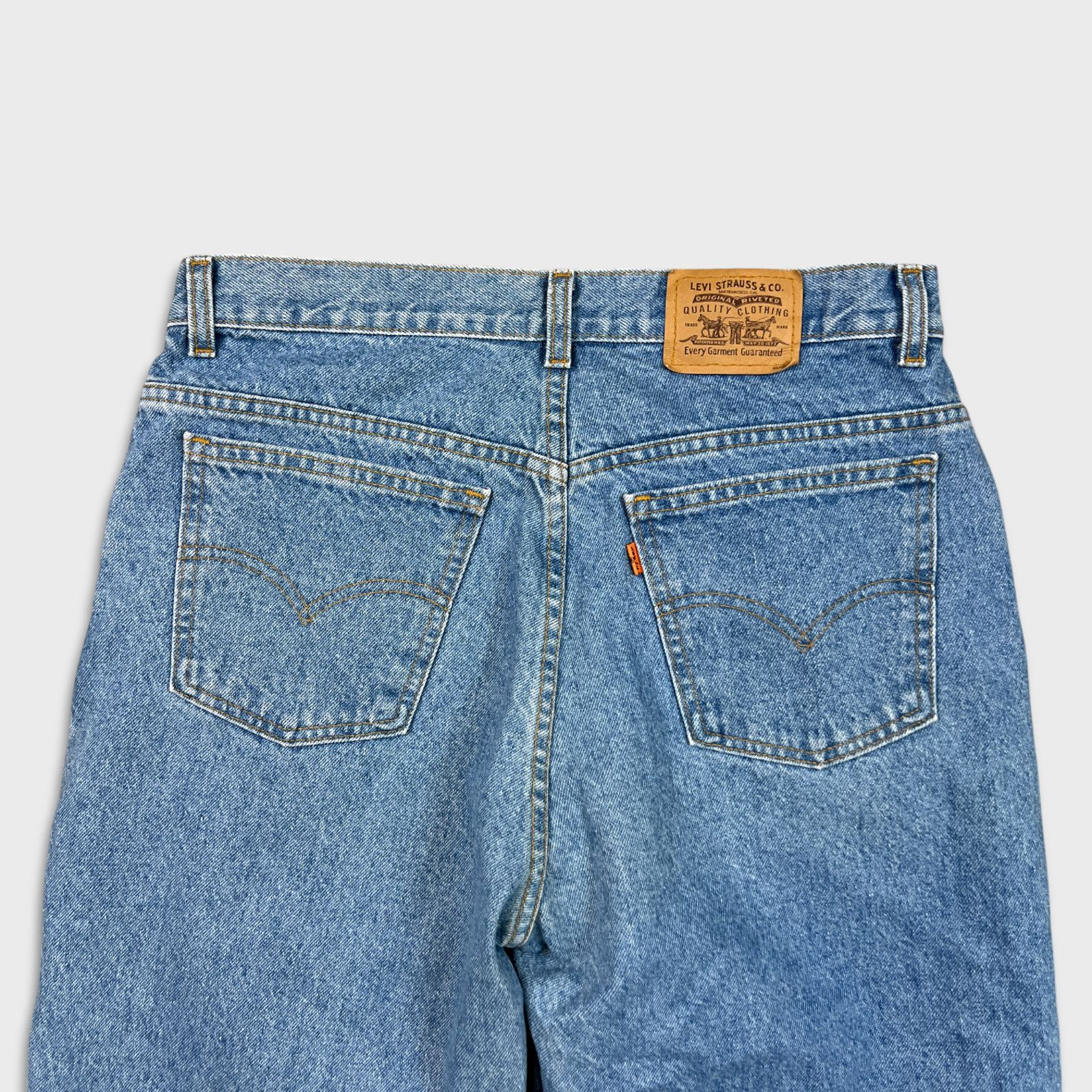 Levi's × Vintage Vintage Levi's Jeans 34x30 Orange Tab Baggy 90s Denim Pants Size US 34 / EU 50 - 6 Thumbnail
