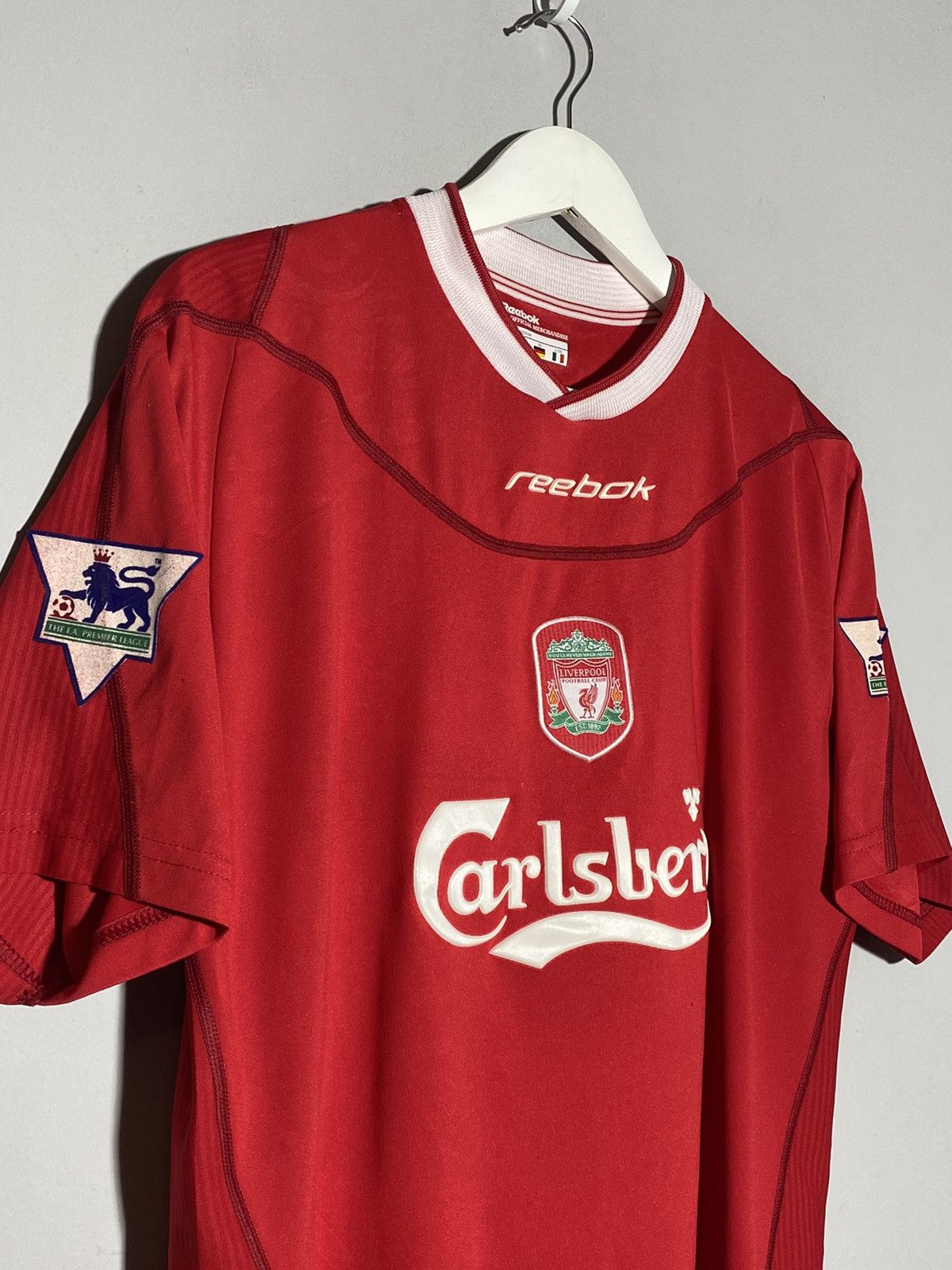 Reebok × Vintage #10 Owen Liverpool F.C 2002-2004 Home Reebok Football Shirt Size US L / EU 52-54 / 3 - 5 Thumbnail