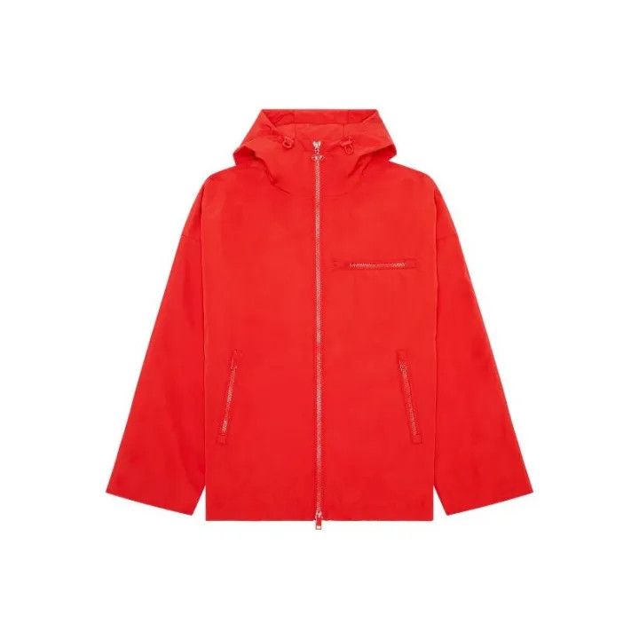 Diesel Diesel Red Hooded Jacket for Men 0079 Size US L / EU 52-54 / 3 - 1 Thumbnail