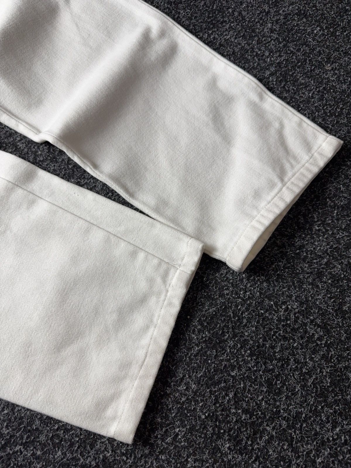 Guess Vintage Retro USA Guess Jeans White Straight Leg Denim Y2K Size US 32 / EU 48 - 4 Thumbnail
