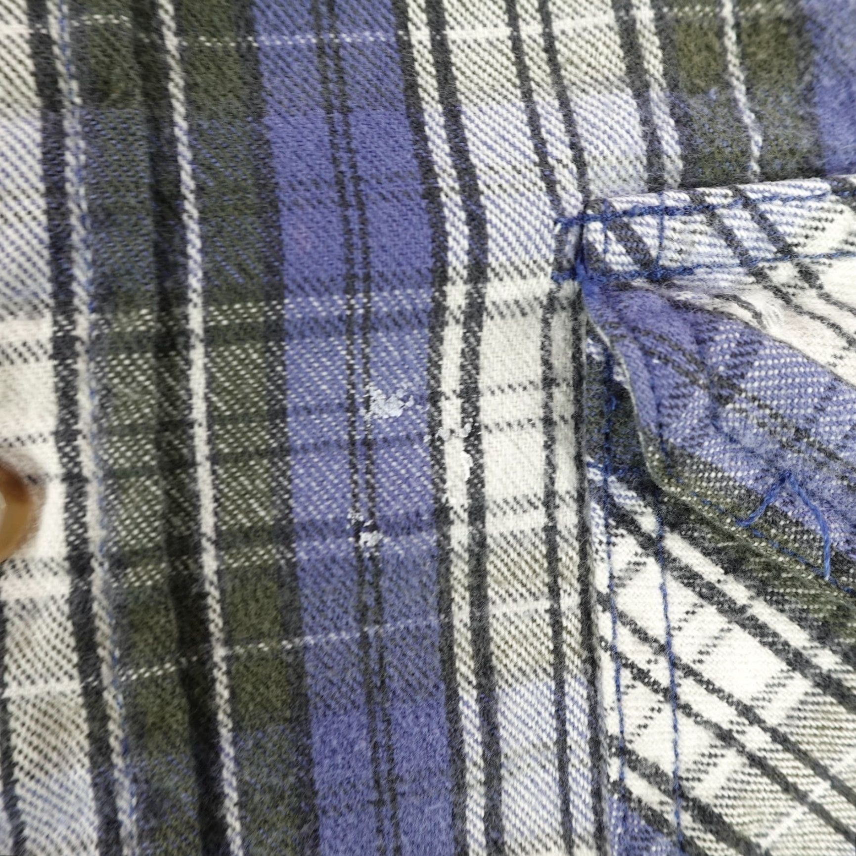 Vintage VINTAGE Woolrich Plaid Flannel Shirt Mens Medium Blue Green Gray Button-Up Work Utility Outdoor Size US M / EU 48-50 / 2 - 5 Thumbnail